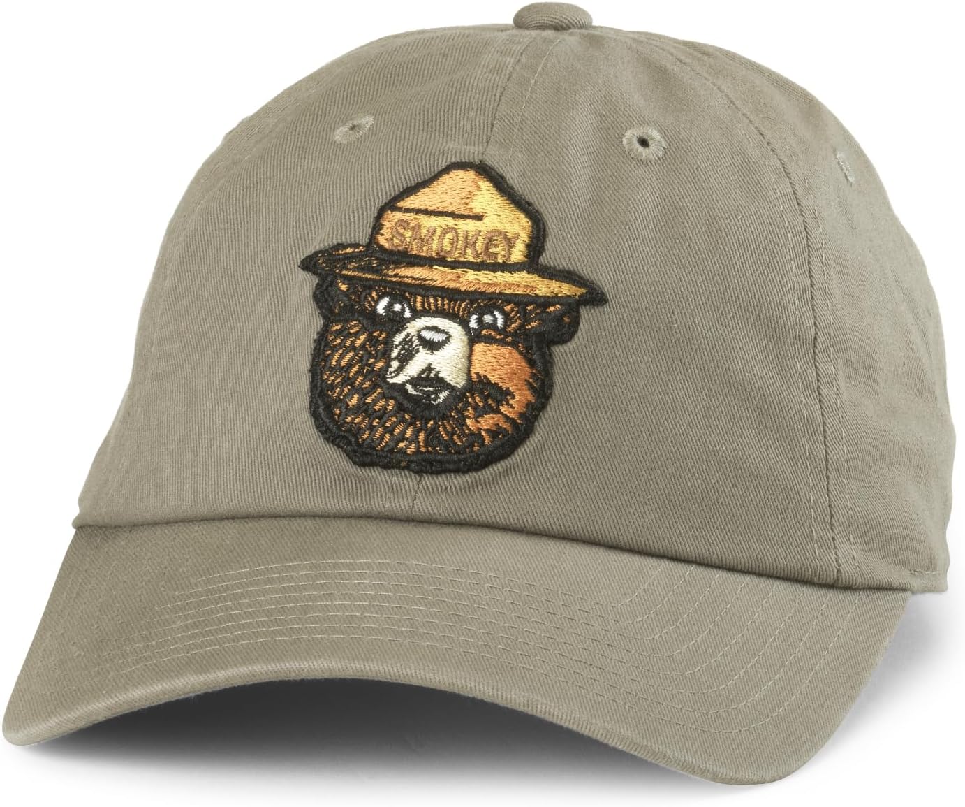 Smokey The Bear Patch Unisex Adjustable Buckle Strap Baseball Hat