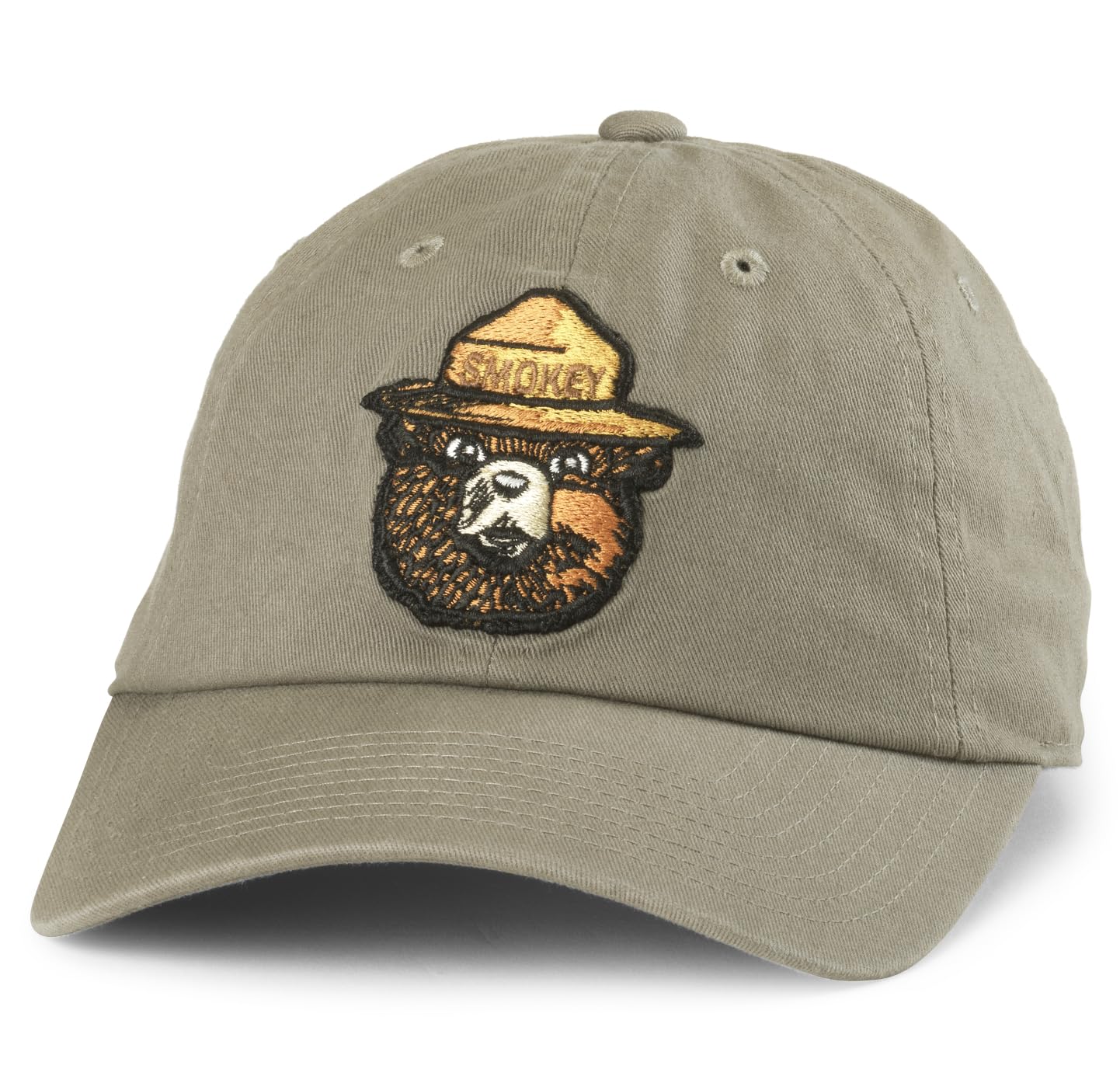 Smokey The Bear Patch Unisex Adjustable Buckle Strap Baseball Hat