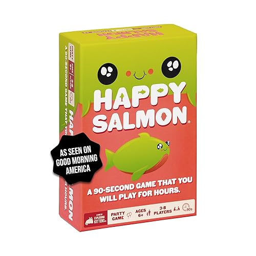 Exploding Kittens Happy Salmon 3-8 Players - Ages 6+ -
