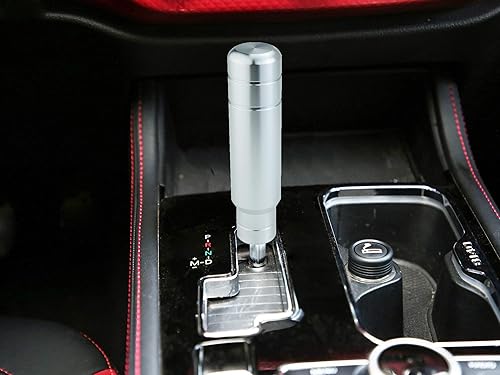 Miniatura 3 de Abfer Pomo de palanca de cambios pesado de metal, palanca de cambios de aleación de aluminio de 5 pulgadas, mango de palanca de cambios que se