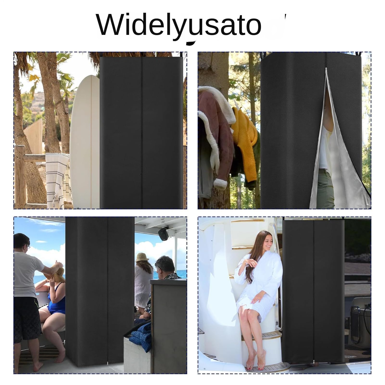 Privacy Tent Shelter, Boat Changing Room, Portable Waterproof Dressing Cabin for Outdoor Beach Men Women Swimmers Dancers Adults Travel Events Shower Camp Storage Quick Setup Sun Protection