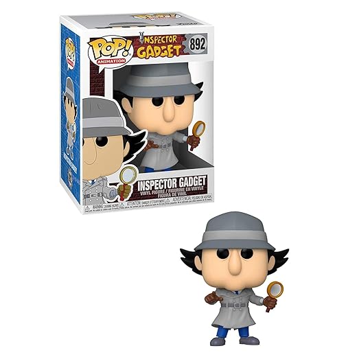 Funko Pop! Animation: Inspector Gadget - Inspector Gadget (Styles May Vary) Vinyl Figure