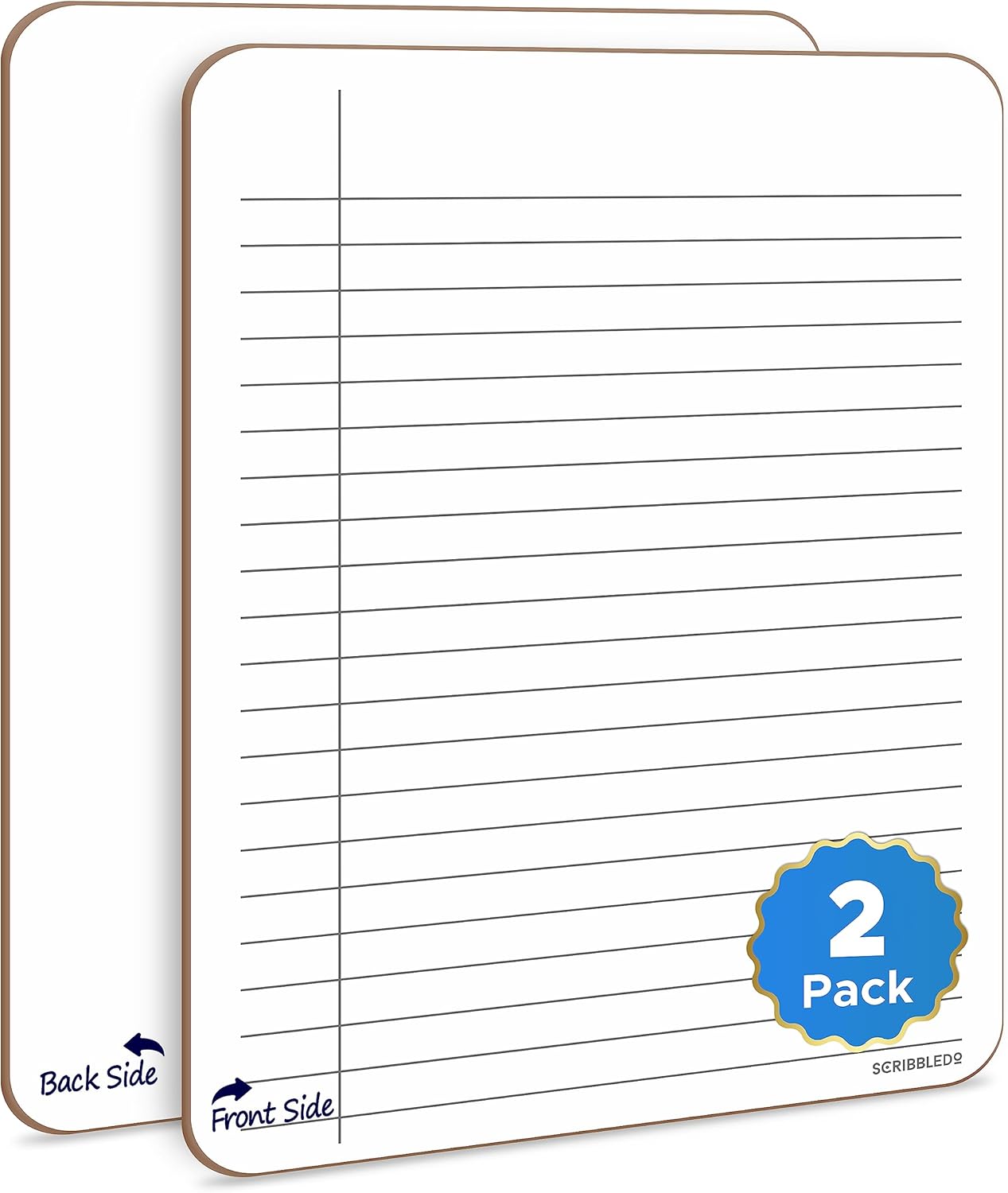 SCRIBBLEDO Dry Erase Notebook College Ruled Lined Board 5