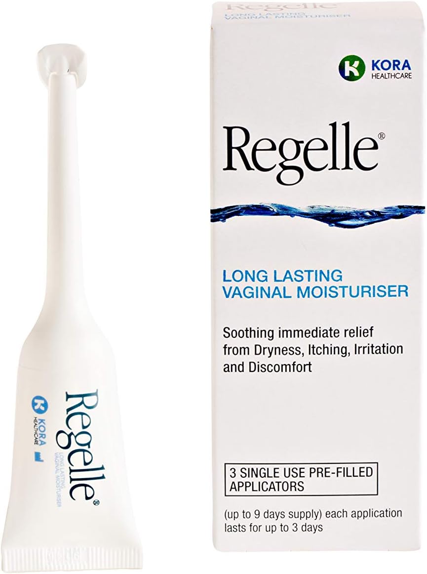 Regelle Long-Lasting Vaginal Moisturiser for Menopause & Vaginal Atrophy - 3 Single-Use Tubes