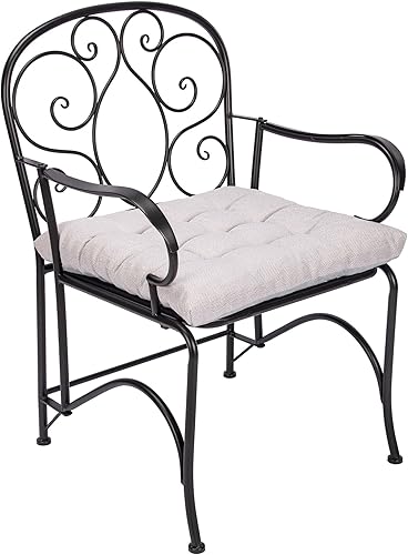 Miniatura 2 de POMIU Cojines para sillas de exterior para muebles de patio y jardín, juego de almohadillas para sillas de primera calidad, cómodo relleno de fibra