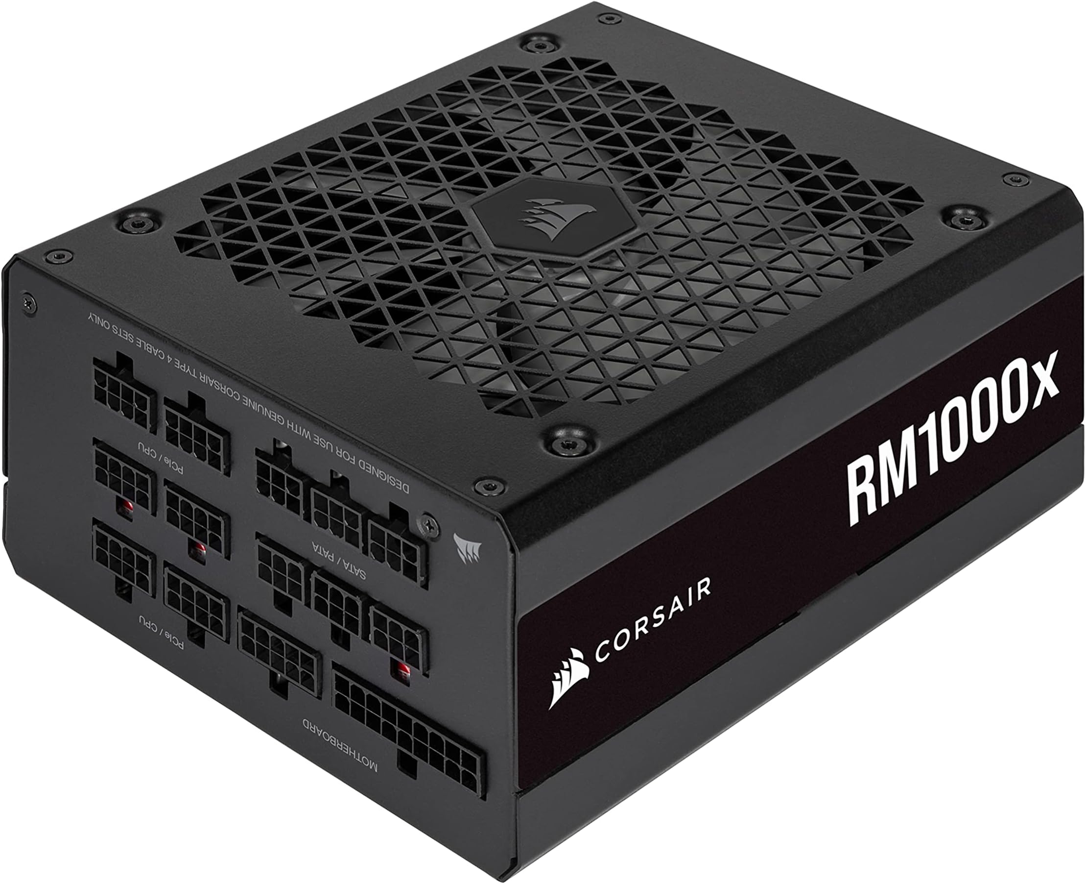 Corsair RMX Series (2021), RM1000x, 1000 Watt, Gold, Fully Modular Power Supply,Black