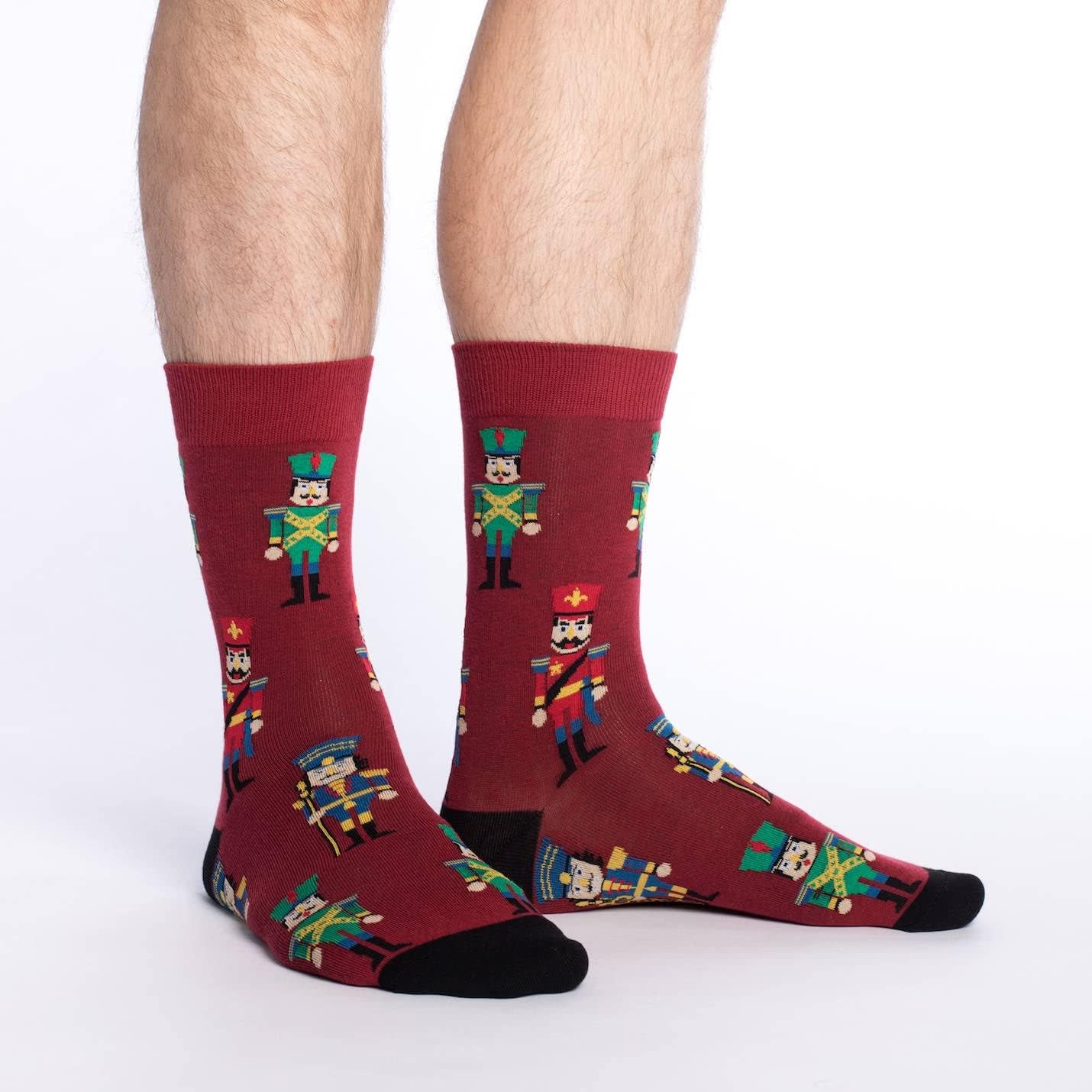 Good Luck Sock Men's Nutcracker Christmas Socks, Adult, Shoe Size 7-12 - Image 2