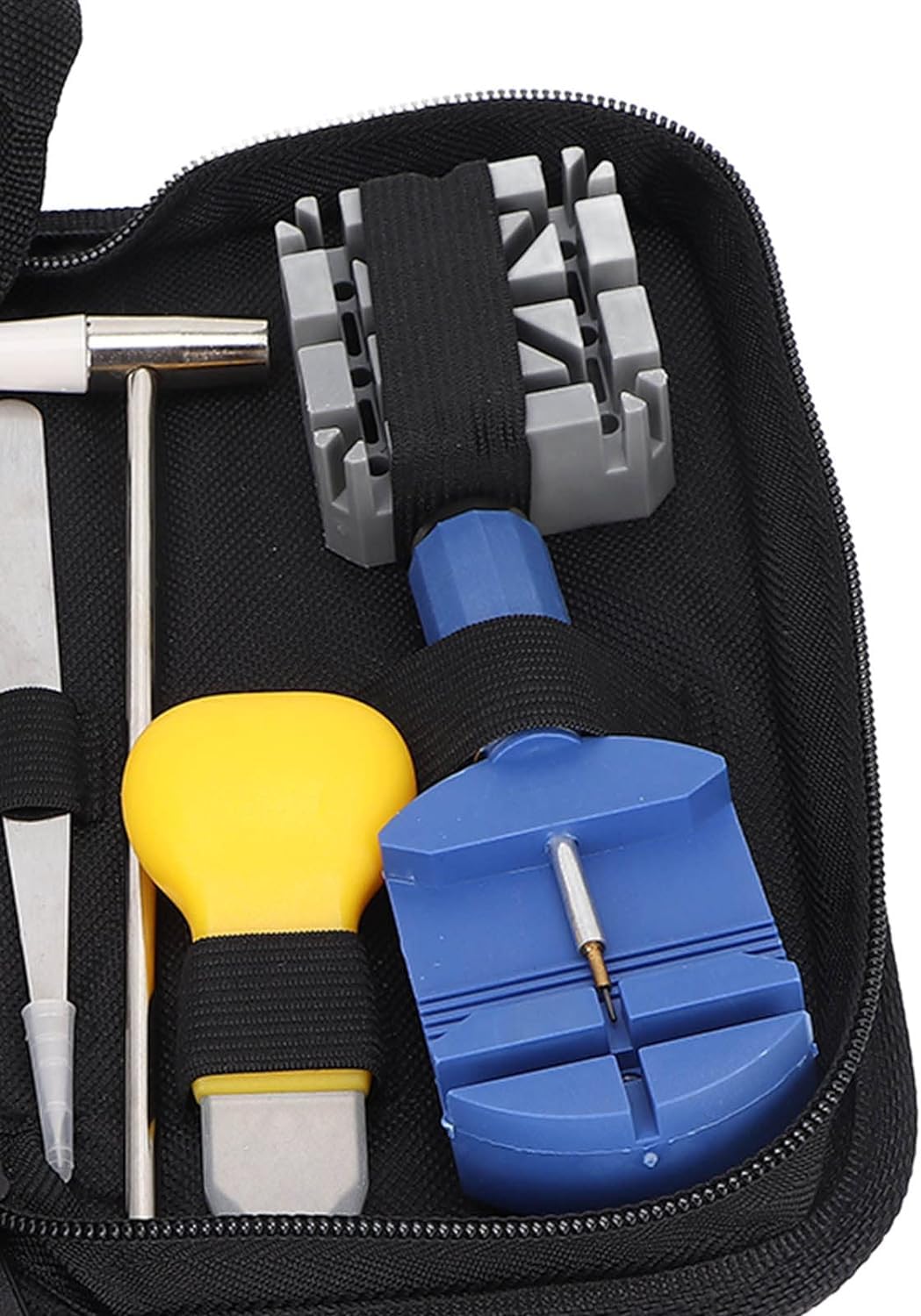 Kit de reparación de Relojes de 14 Piezas para Reparar y reemplazar la batería del Reloj, Kit de Herramientas de reemplazo de batería de Reloj con Bolsa de Transporte de