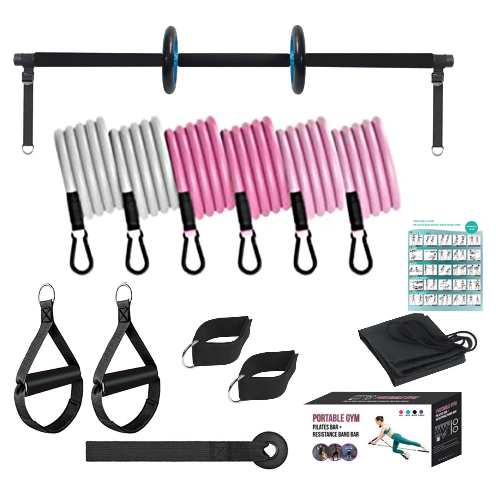 Barra De Pilates Portátil Multifuncional
