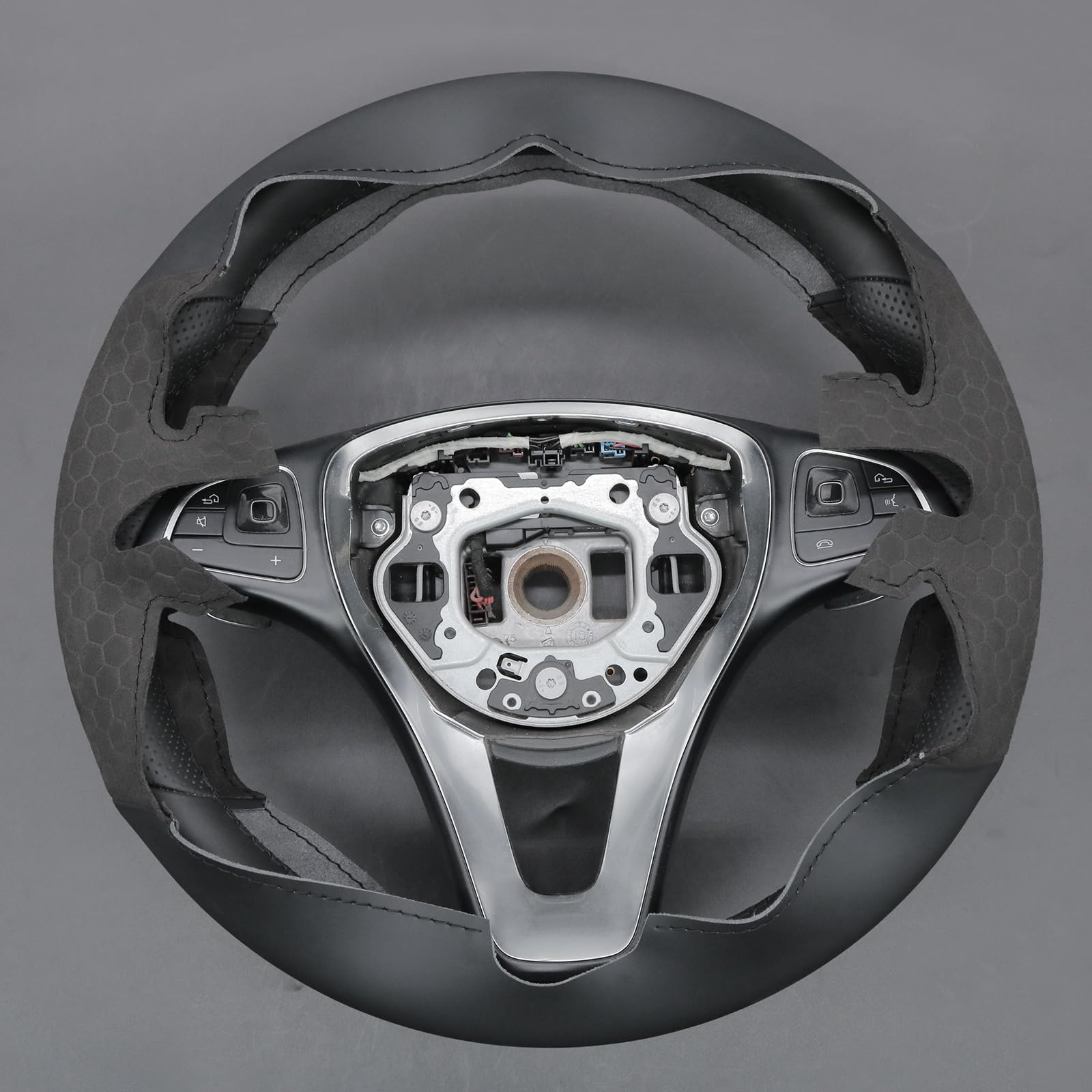 MEWANT Funda de Volante para W176 W246 W205 C117 C218/X218 W213 W447 X156 X253/C253 W166/C292 X166019 W447 W470 | W176 W246 W205 C117 C218 / X218 W213 W447 X156 X253 / C253 W166 / C292 X166019 W447 W470 Transpirable Duradero