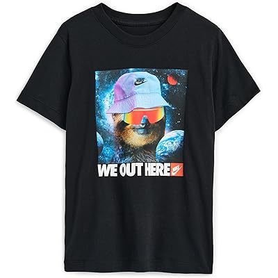 Мужская рубашка Nike Kids Tee TD Sloth (Little Kids/Big Kids) black