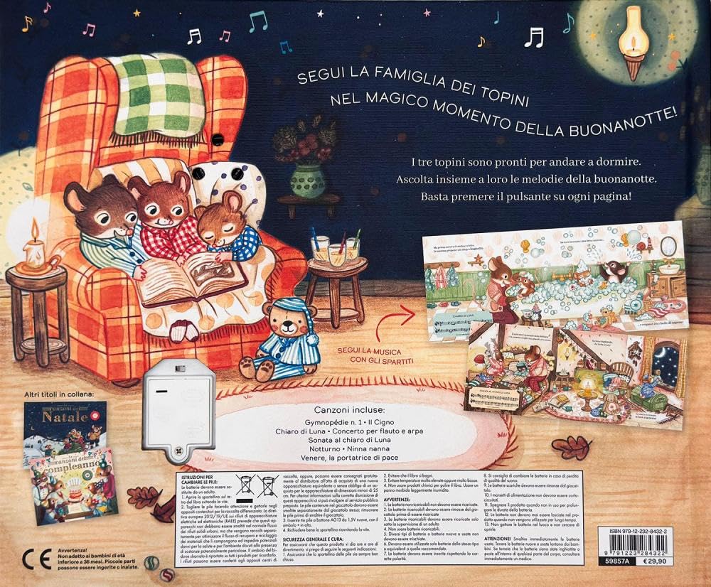 Le canzoni della buonanotte. Ediz. a colori