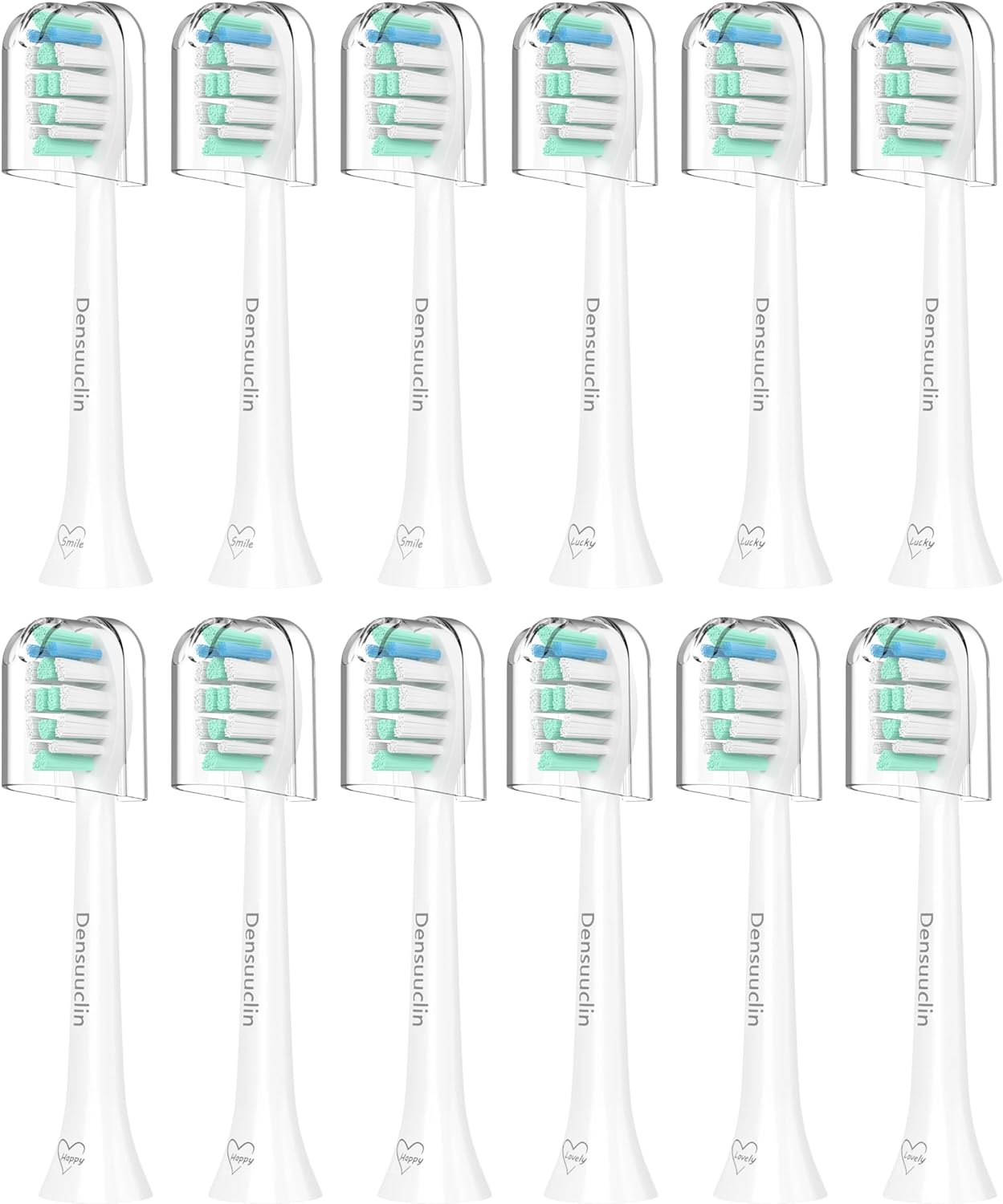 Replacement Toothbrush Heads for Philips Sonicare Replacement Heads, Replacement Brush Head Compatible with Phillips Sonicare Electric Toothbrush, 12 Pack 12 Count(pack of 1)