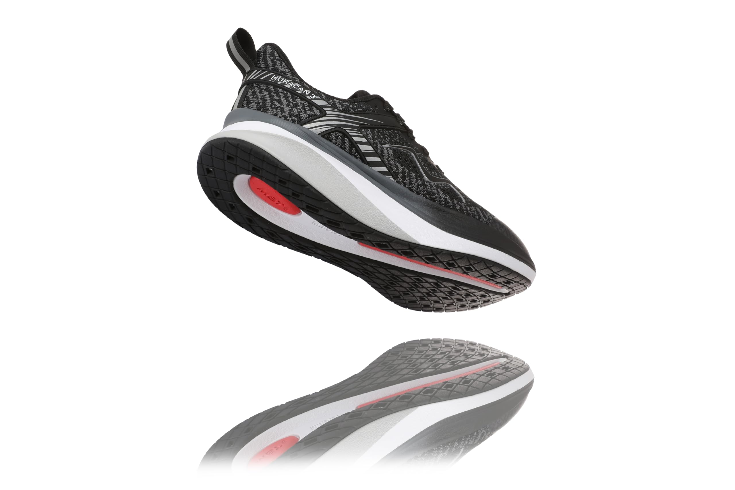 MBT HURACAN 3 Lace UP Damskie buty do biegania, anatomiczne, wygodne buty do biegania, fizjologiczny komfort i stabilność z zakrzywioną podeszwą. Buty do biegania