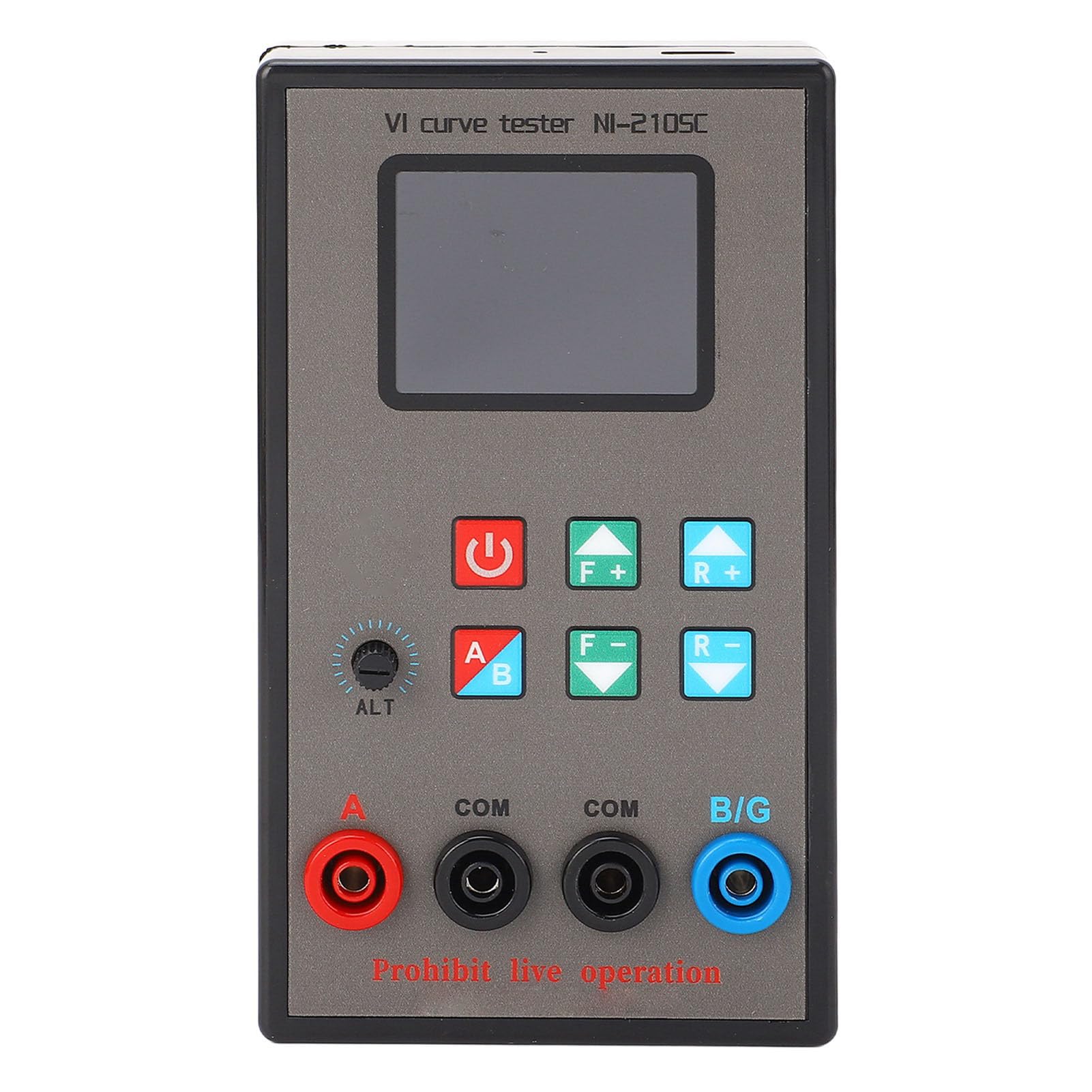 PUSOKEI Tester Curva VI, Schermo a Colori TFT da 2 Pollici, Tester per Circuiti Stampati a Doppio Canale, Analizzatore di Componenti Elettronici Multifunzionale con 18 Impostazioni di Frequenza, per