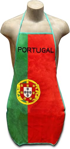 Miniatura 2 de Portugal Bandera Cocina y Barbacoa Set w/Delantal, Guante de Horno y Olla Portugués, Verde, rojo, amarillo., Talla única