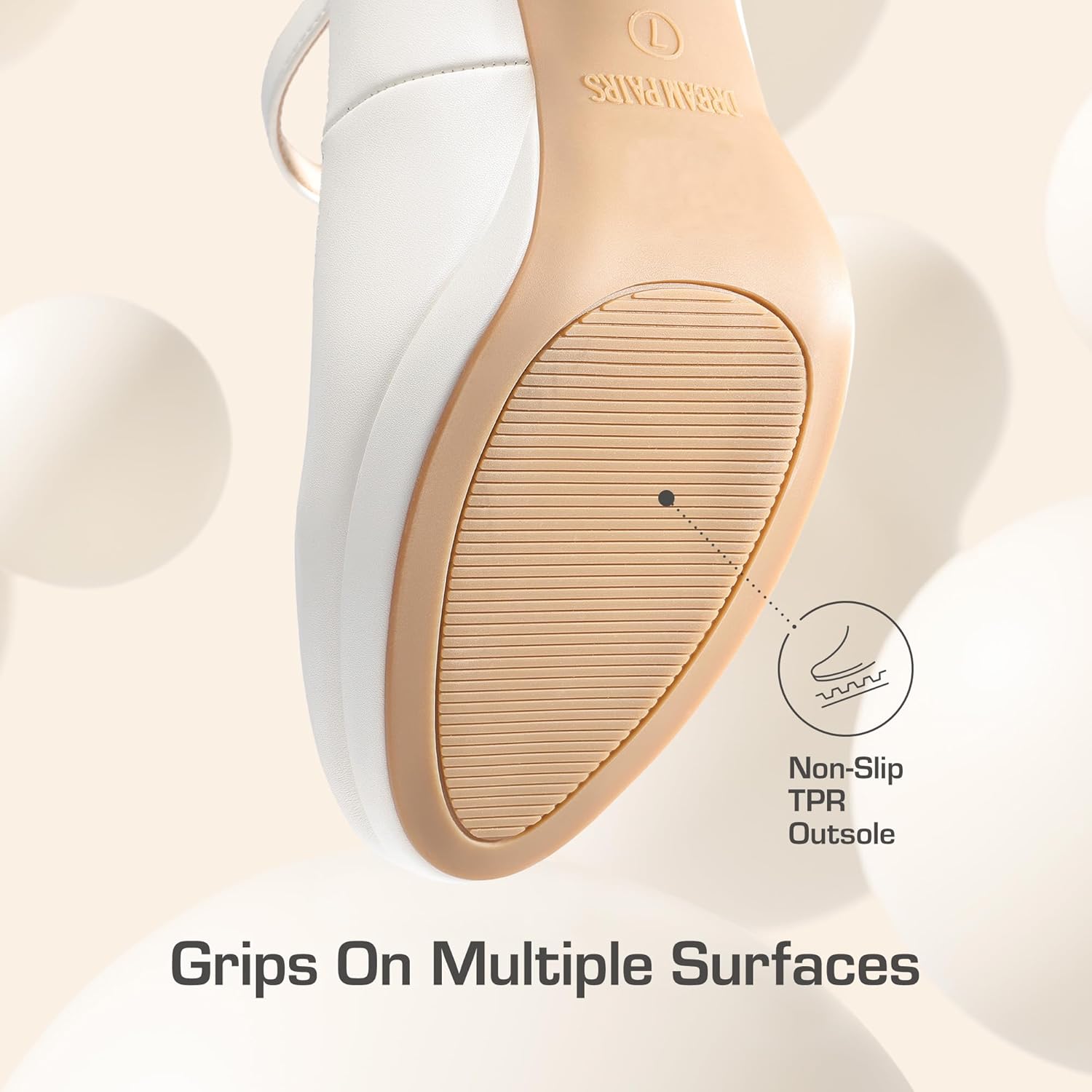 DREAM PAIRS Women's Pumps Close Toe Classic High Heels Round Toe Comfortable Low Platform Mary Jane Dress Shoes - Image 6