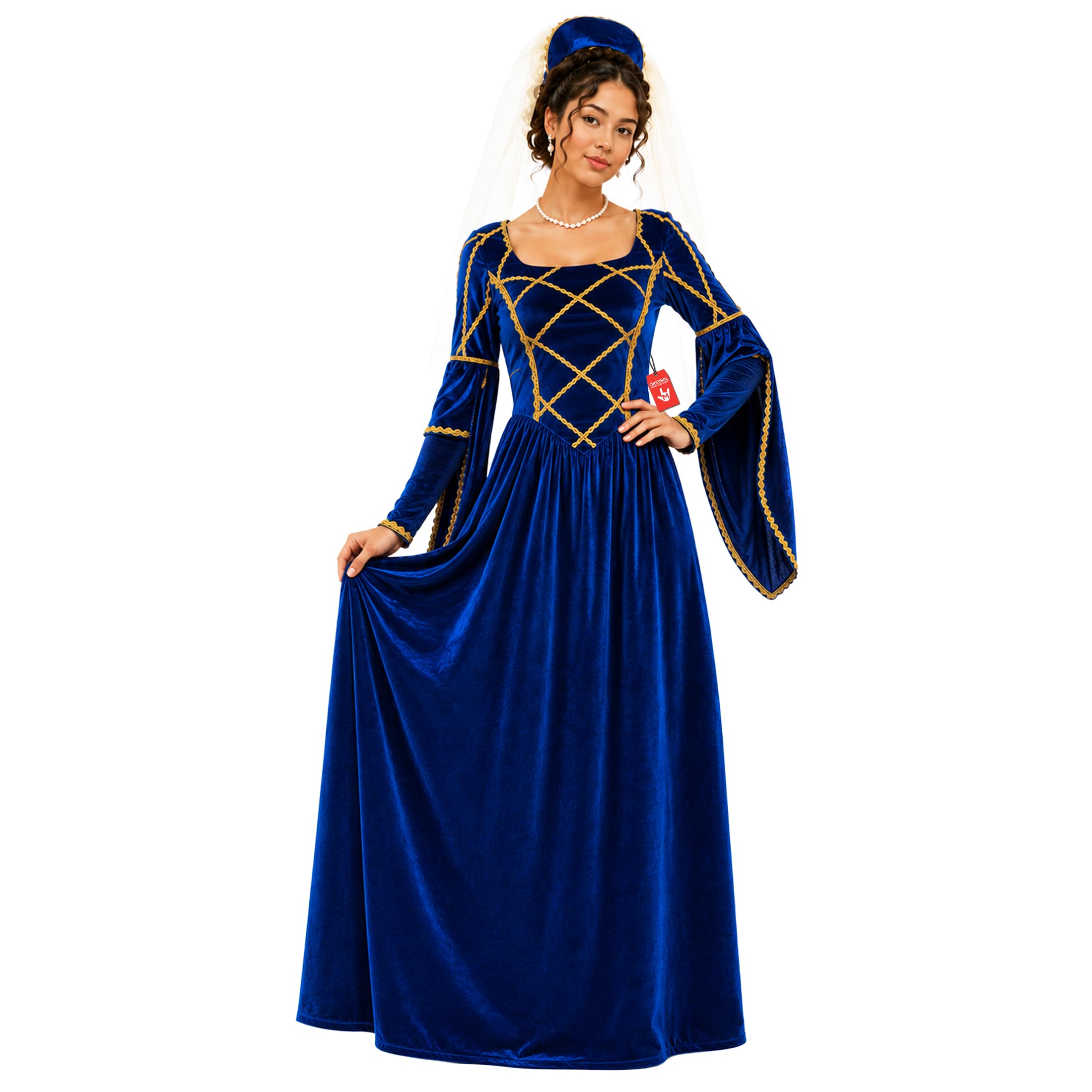 Fun Shack Tudors Da Donna Costume Giornata Mondiale del Donna
