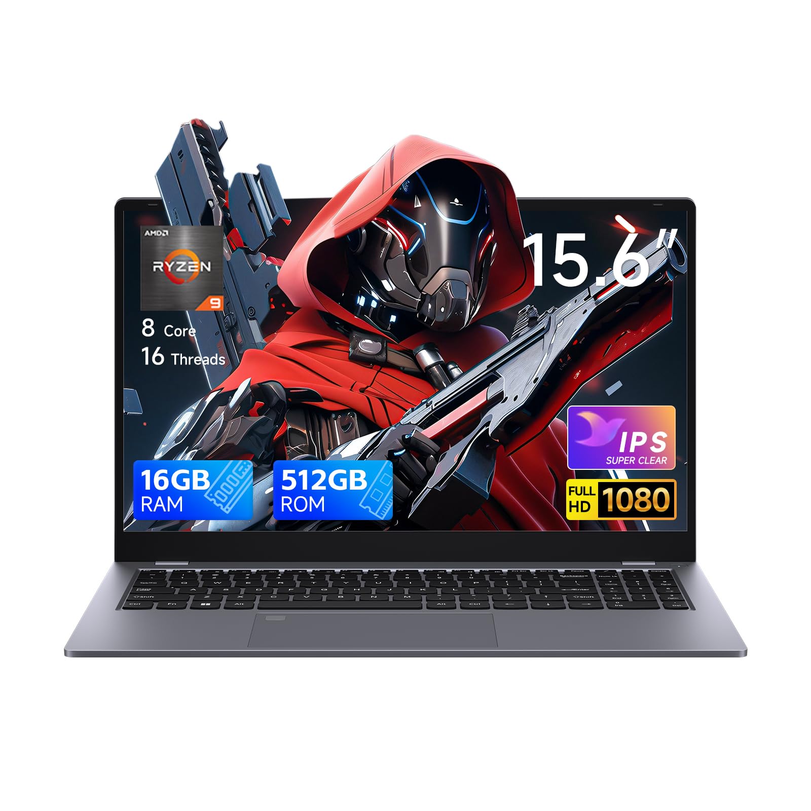 Amazon.com: BLUEING 2024 Gaming Laptop, AMD Ryzen 9-6900HX (8C/16T