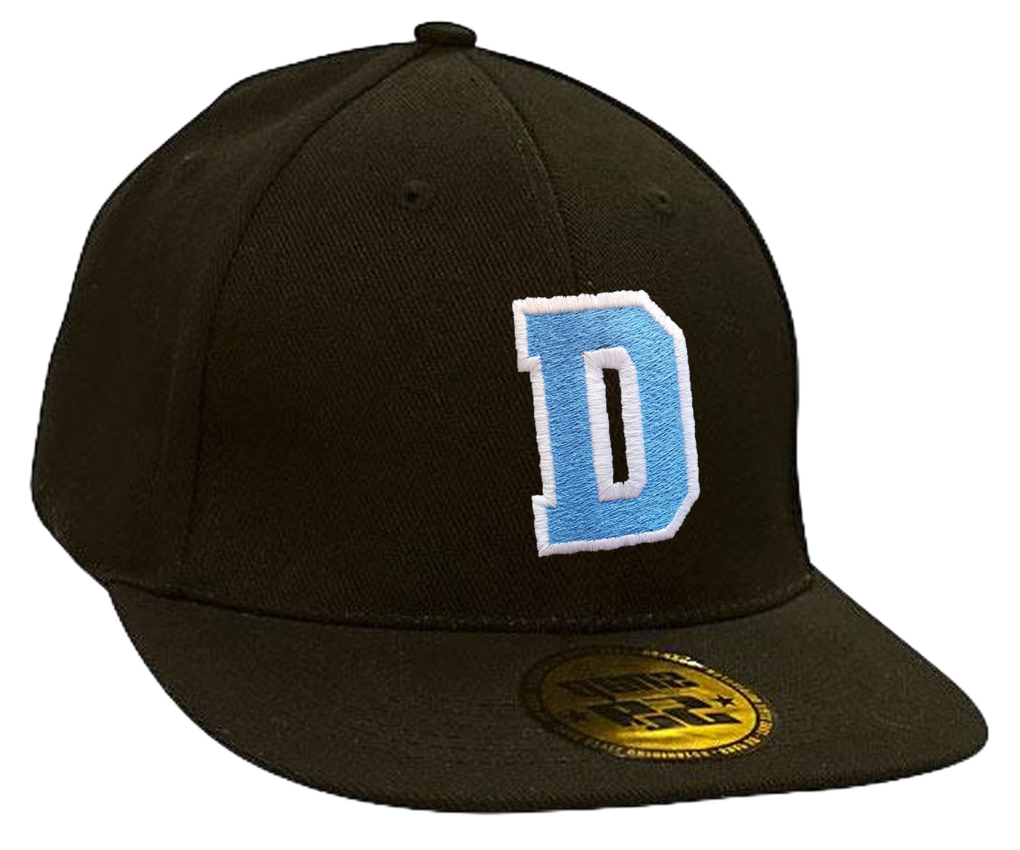 Morefaz Women's D Casual Snapback Baseball Cap A-Z Letter Alphabet Embroidere Uk Hat Caps Adjustable Strap Snap Back (D)