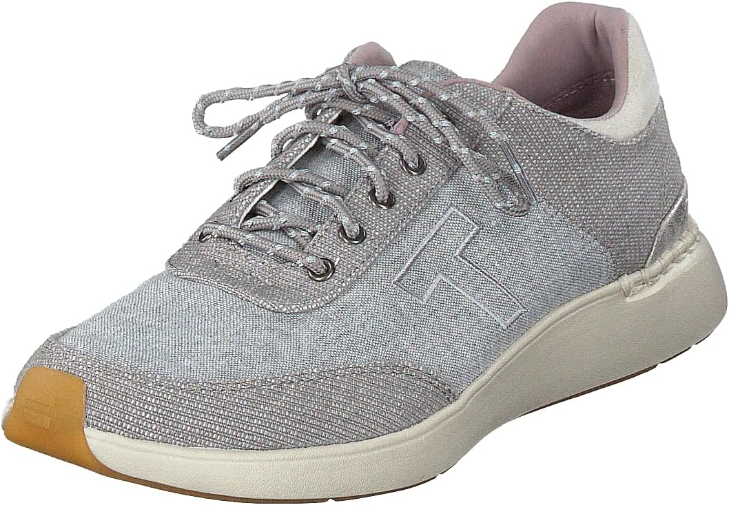 TOMS Women's Arroyo Sneaker 6 B (M) Drizzle Grey Heavy Canvas/Slub Chambray