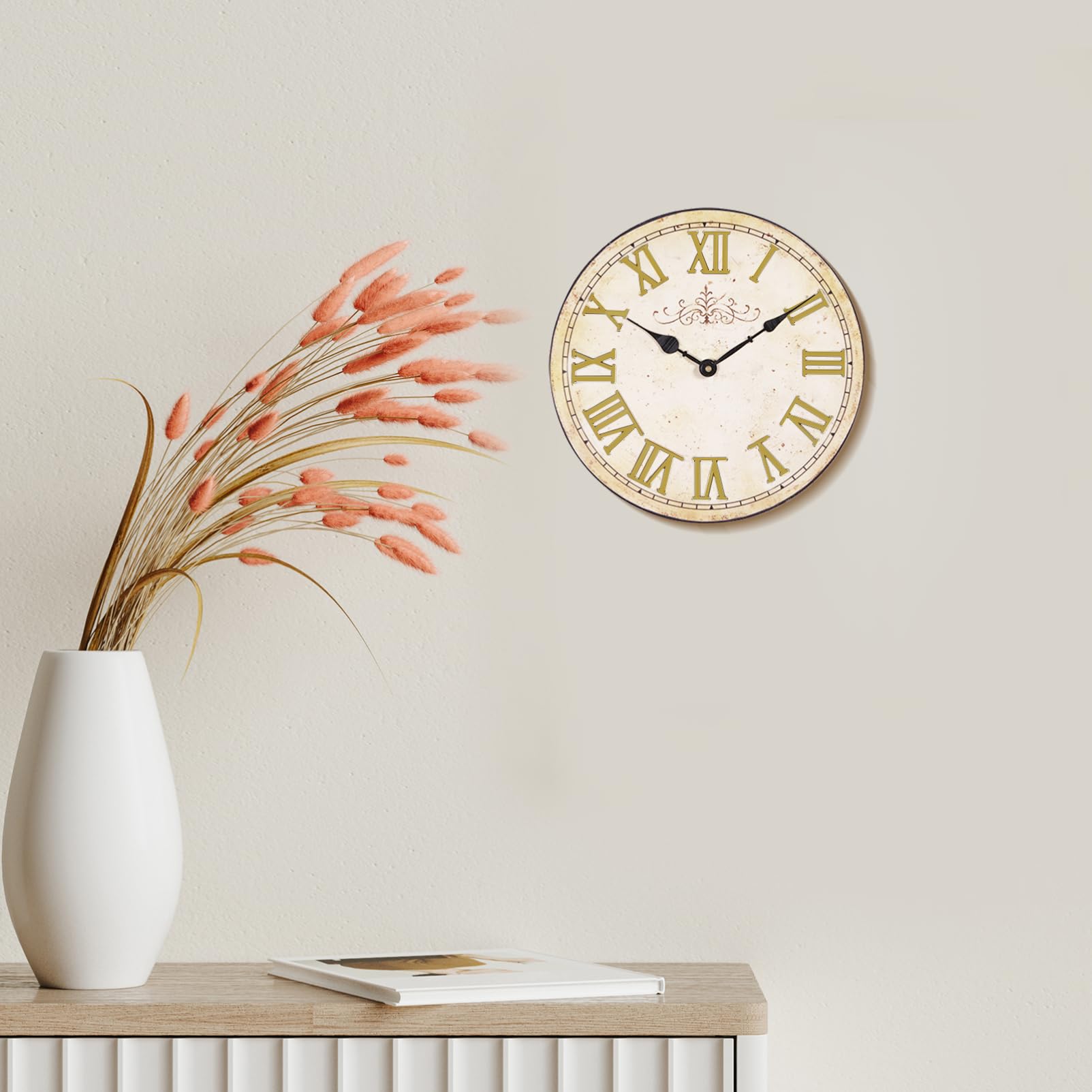 SHINEOFI 18pezzi Numeri per Orologio da Kit di Parti di Orologio Numeri Arabi e Romani per Sostituzione Riparazione Digitale Fai da Te