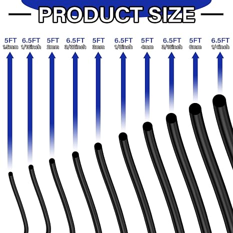O-Ring Splicing Kit, 70A Durometer Complete Cord Service Tool Set with Rubber Strips (1.56.99mm) for O-Ring and Rubber Seal Repair