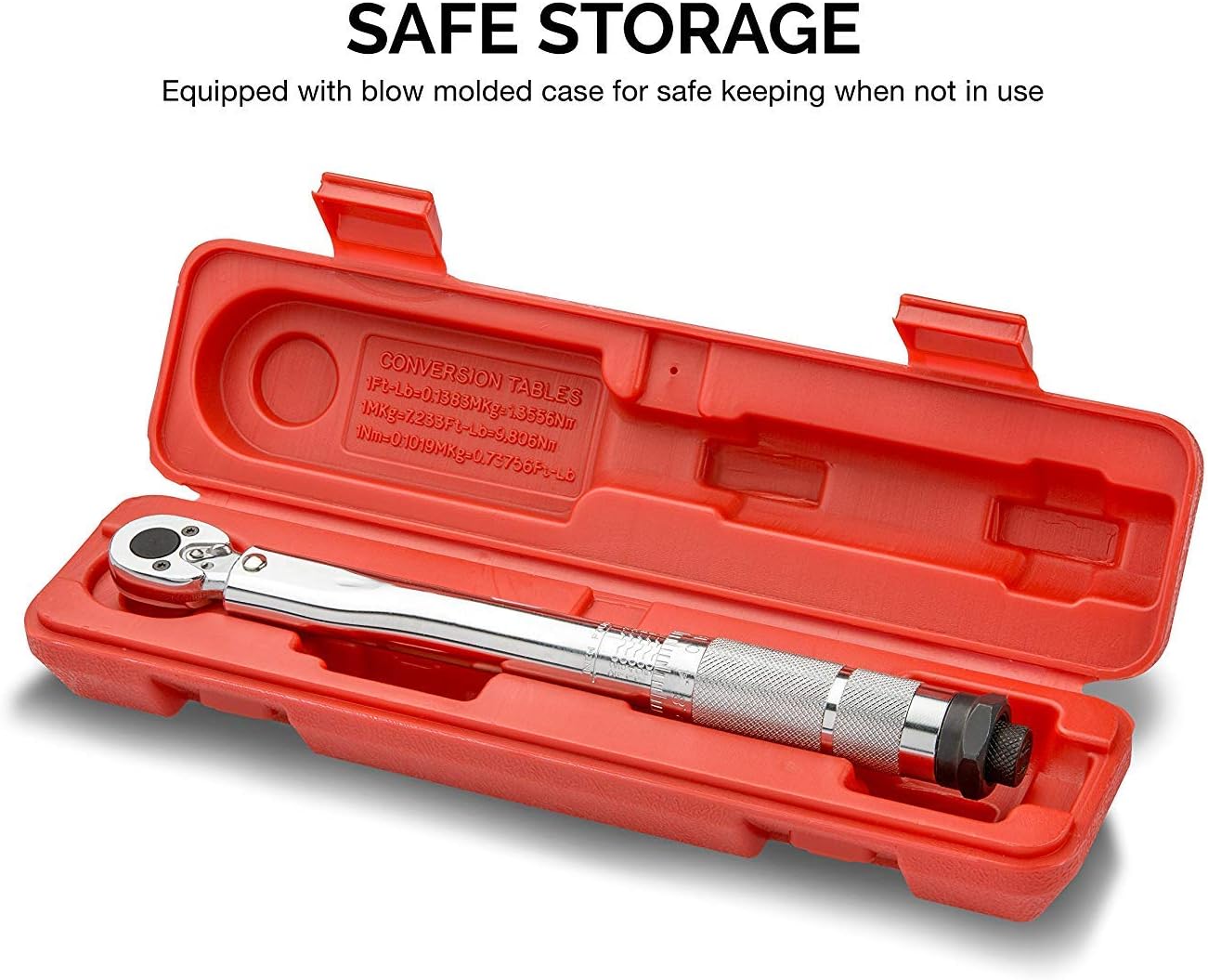 Flash Deals - 50% OFF NEIKO PRO 03706B 1/4 Drive Adjustable Click Torque Wrench | SAE | 40-250 Inch-Pound | Chrome Vanadium Steel | 11.5 Length