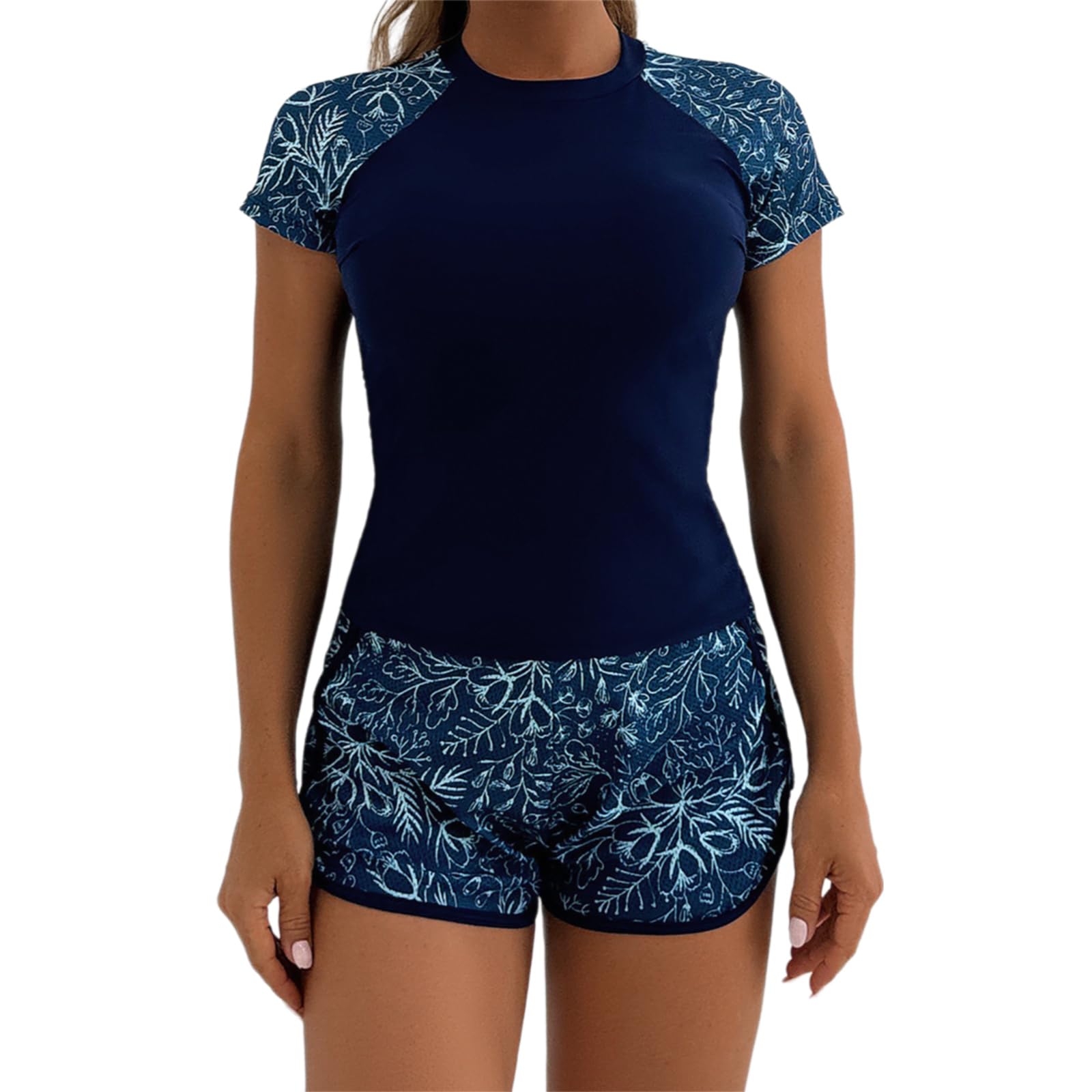 Maillot de bain 2 pièces Rushguard femme séchage rapide anti UV
