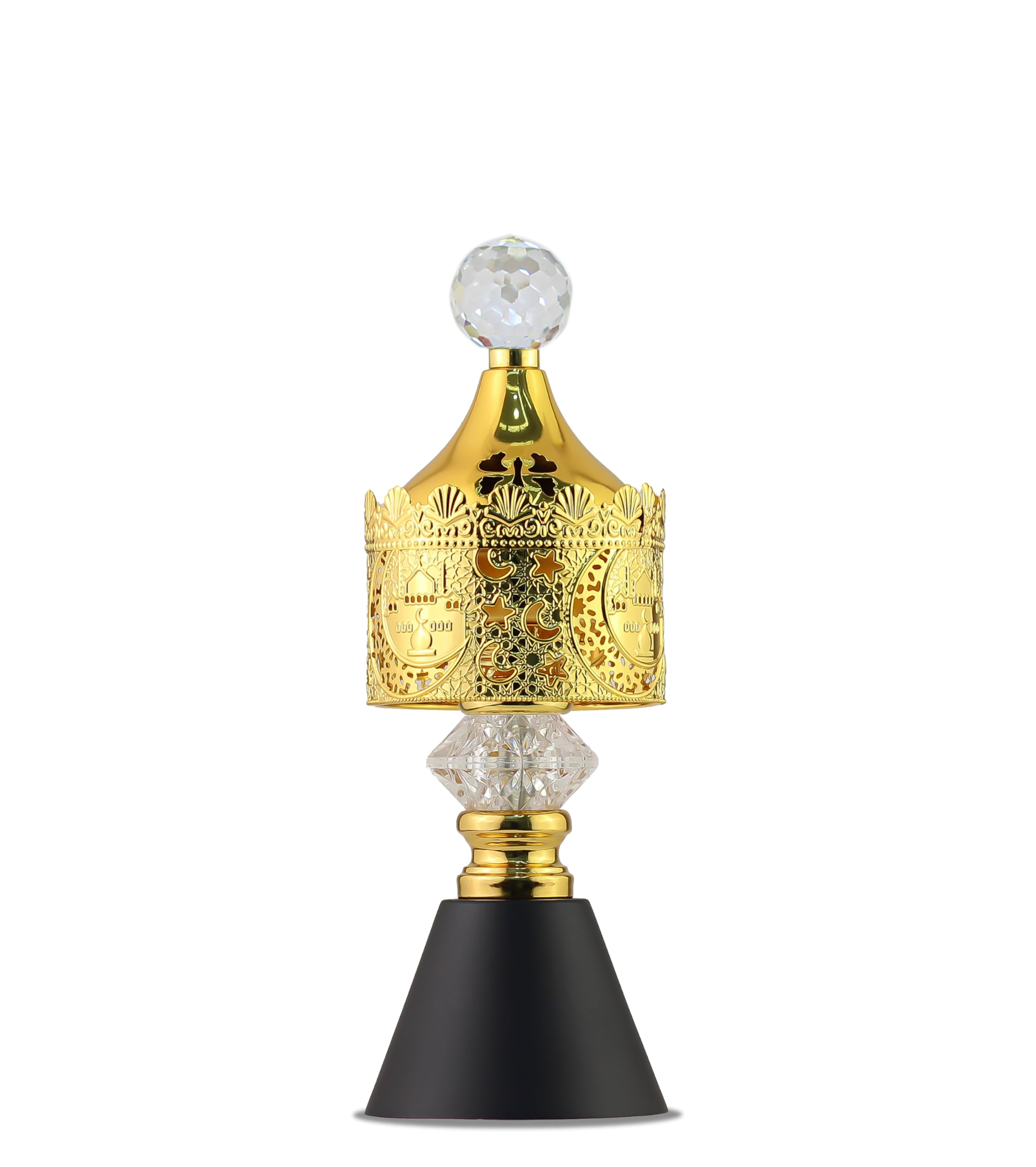 Mobigon Charcoal Incense Burner, Bakhoor Burner, Oud Frankincense Incense Burner, Vintage Arabic Burner, Suitable For Arabian Oud, Yoga, Spa and Aromatherapy, Office & Home Decor (style 19)