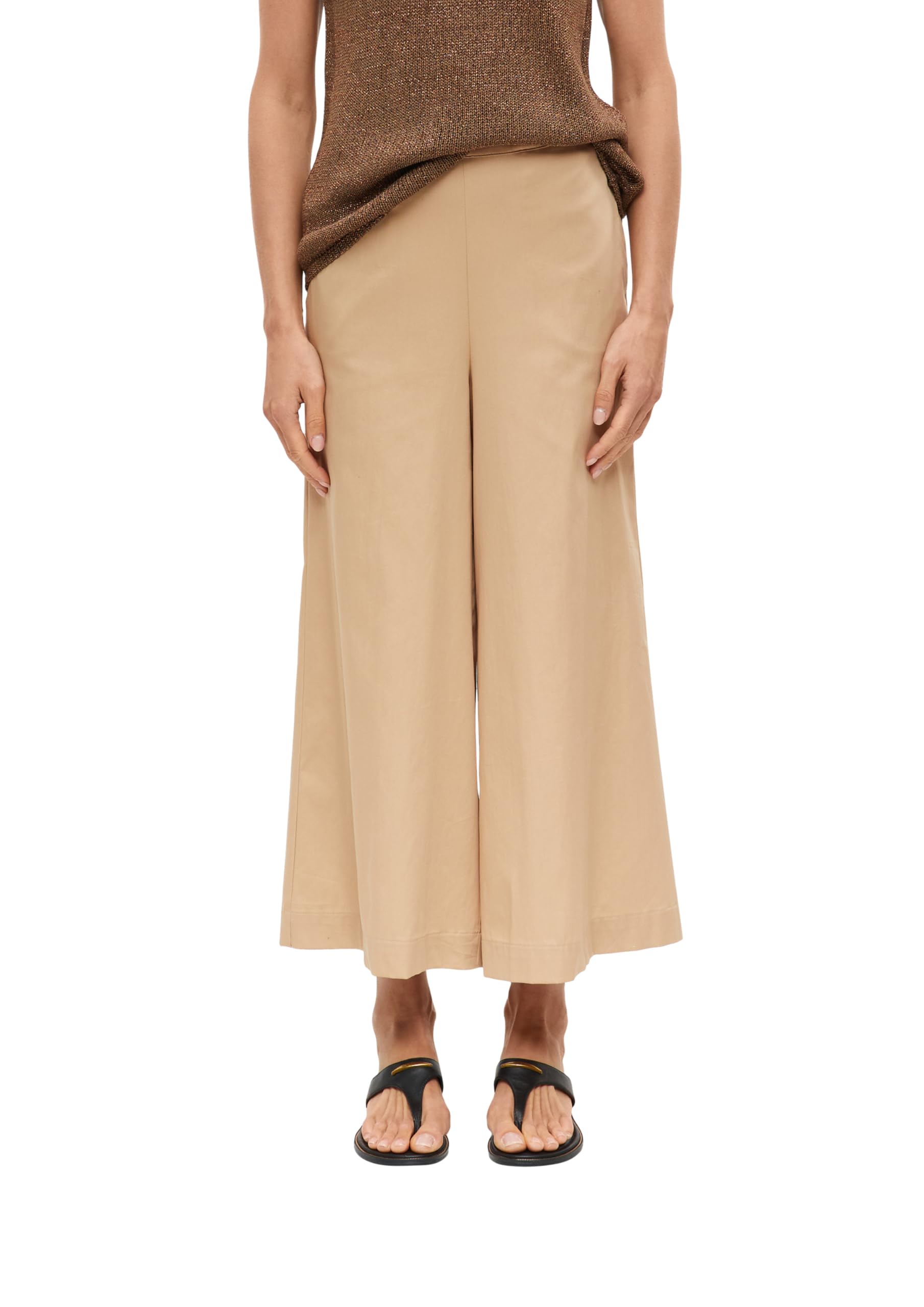 s.Oliver Women's Culotte 2178697, Brown, 18