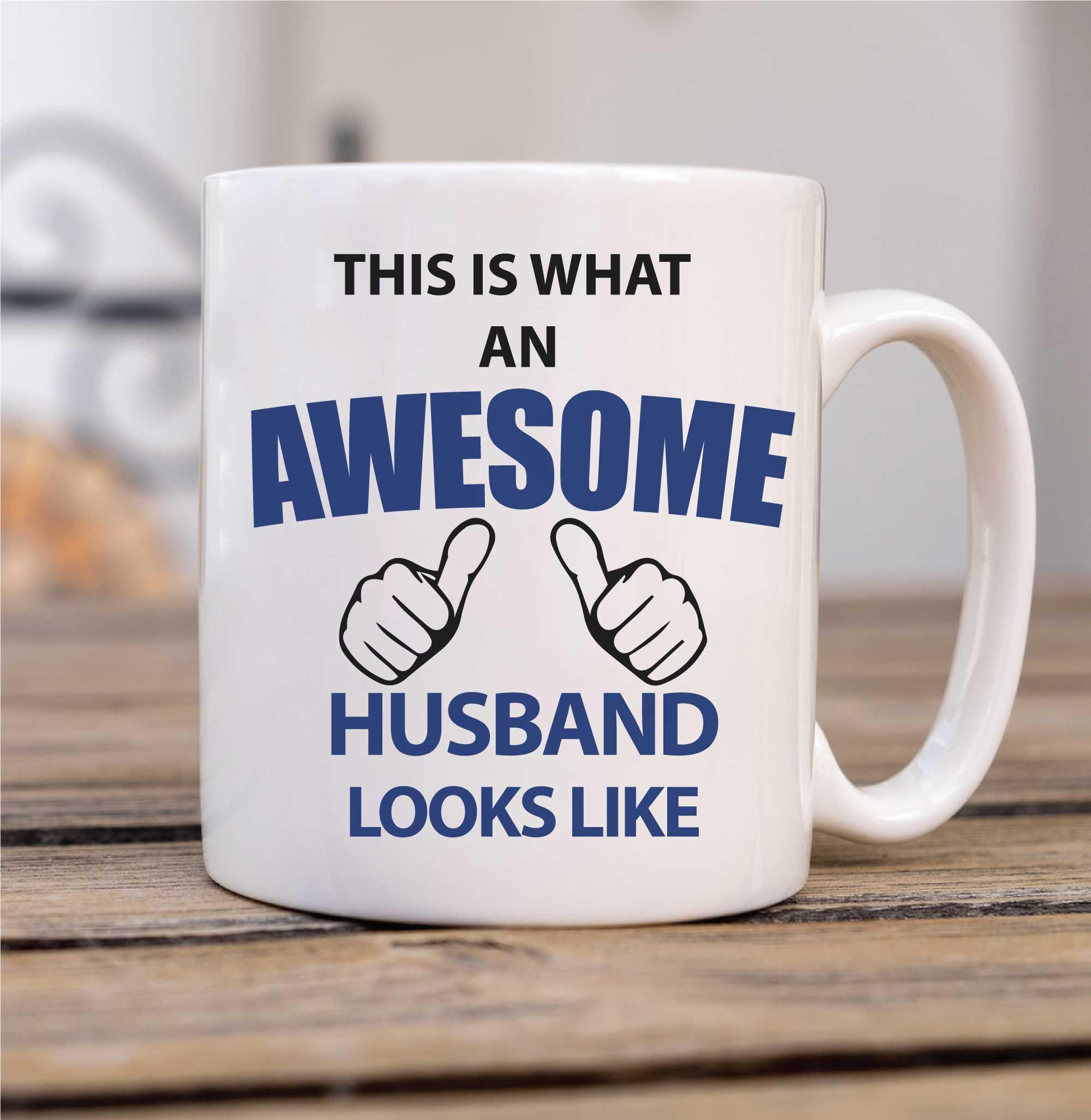 60 Second Makeover Limited This is What an Awesome Husband Looks Like Mug Gift Birthday Christmas Valentines Anniversary
