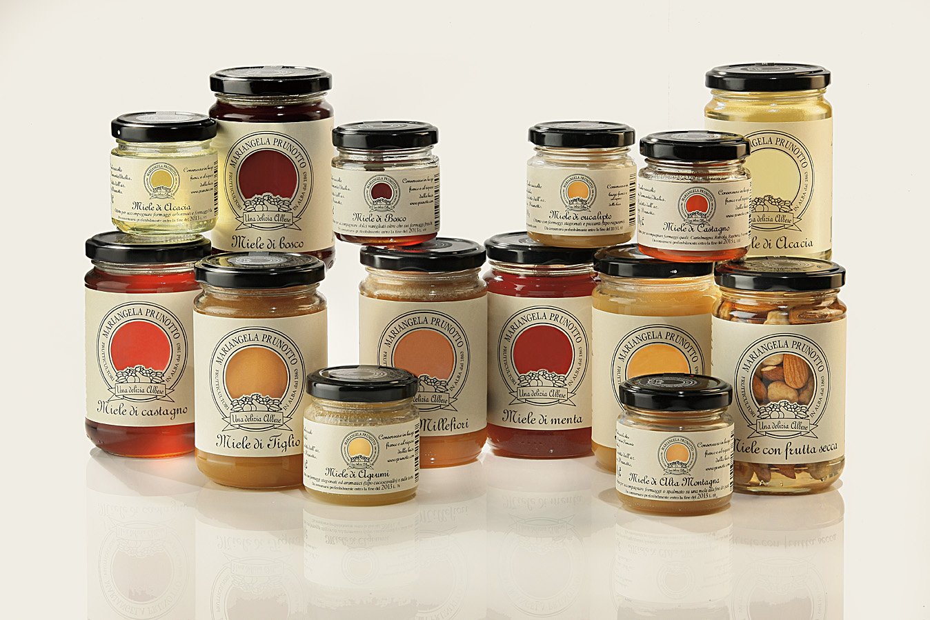 Azienda Agricola Prunotto Mariangela - Miele Di Alta Montagna del Bric di Limone PIemonte g. 100-6 Confezioni da 100 g - (6x100g)