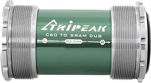 TRiPEAK - Soporte inferior BSAITAC60CR1T47, con rodamientos de acero para SRAM Dub de 0.866in y bielas GXP de 220.945in, rosca BB compatible con