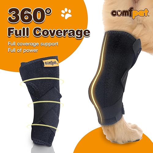 Miniatura 4 de Soporte grande para perro (40-90 libras), soporte de pierna trasera de alta resistencia para labrador, pastor alemán, golden retriever, ACL, CCL