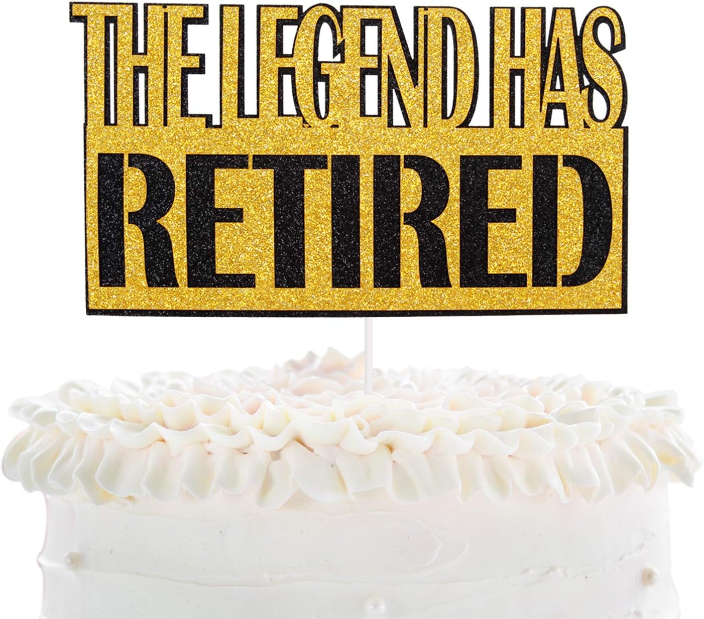 The Legend Has Retired Happy Retirement Cake Topper Hello Pension
