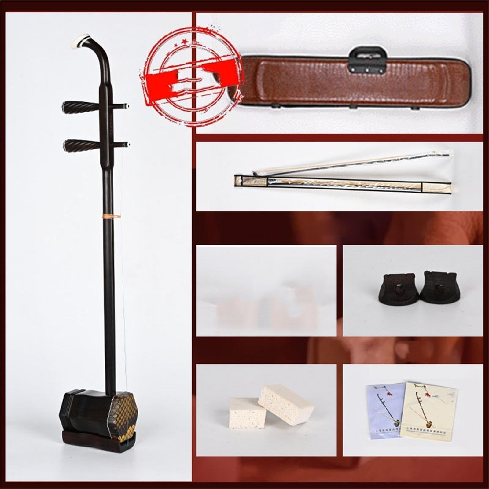 Débutant Erhu Palissandre Erhu 2 Cordes Portable