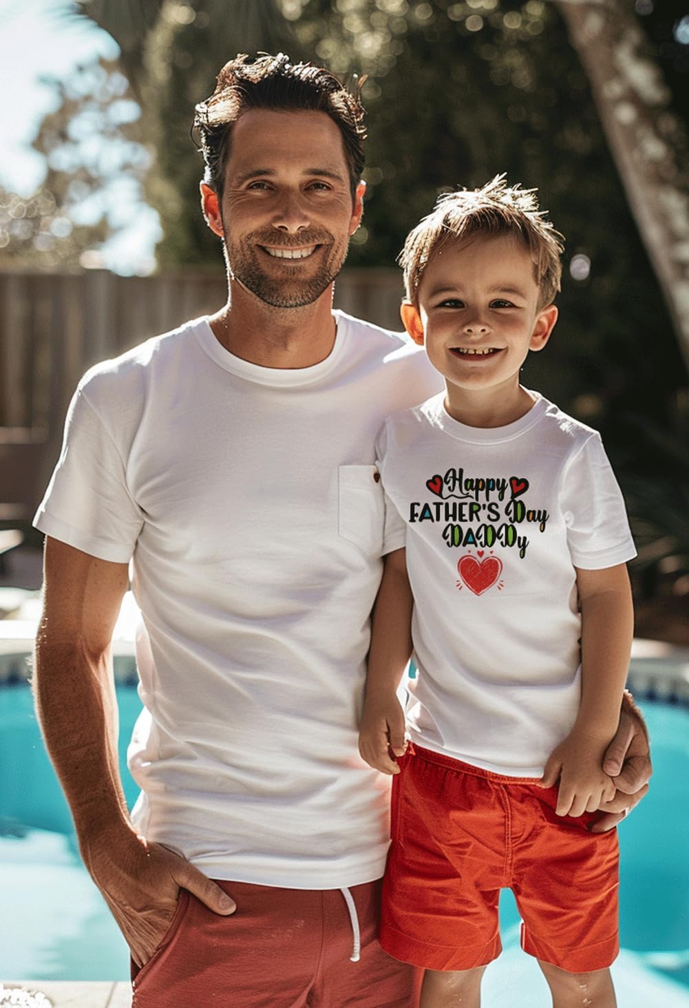 Kids Toddler Baby Boys Girls Father's Day T-Shirt Short Sleeve Funny Letters Graphic Tee Cotton Top