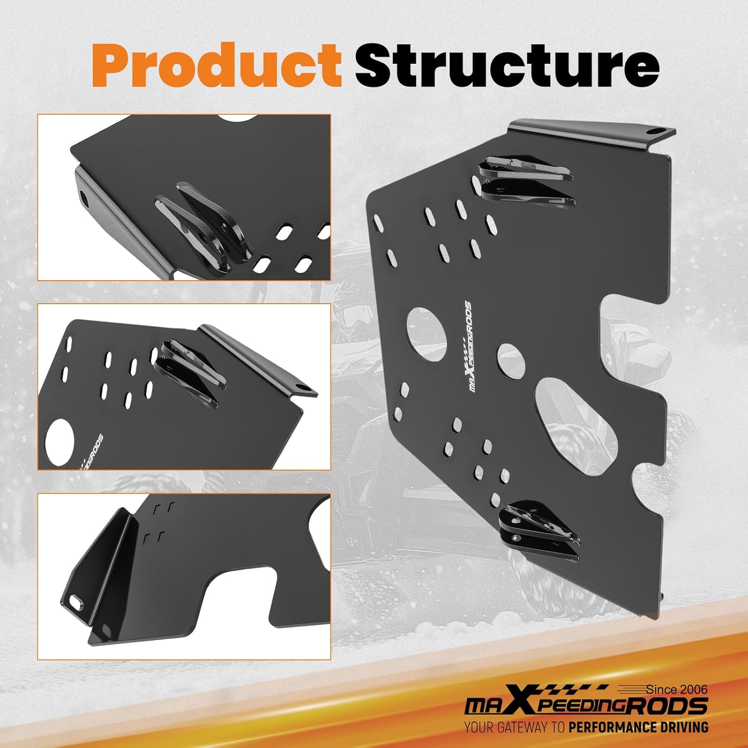 maXpeedingrods ATV Plow Mount for Suzuki Arctic Cat 1998-2022