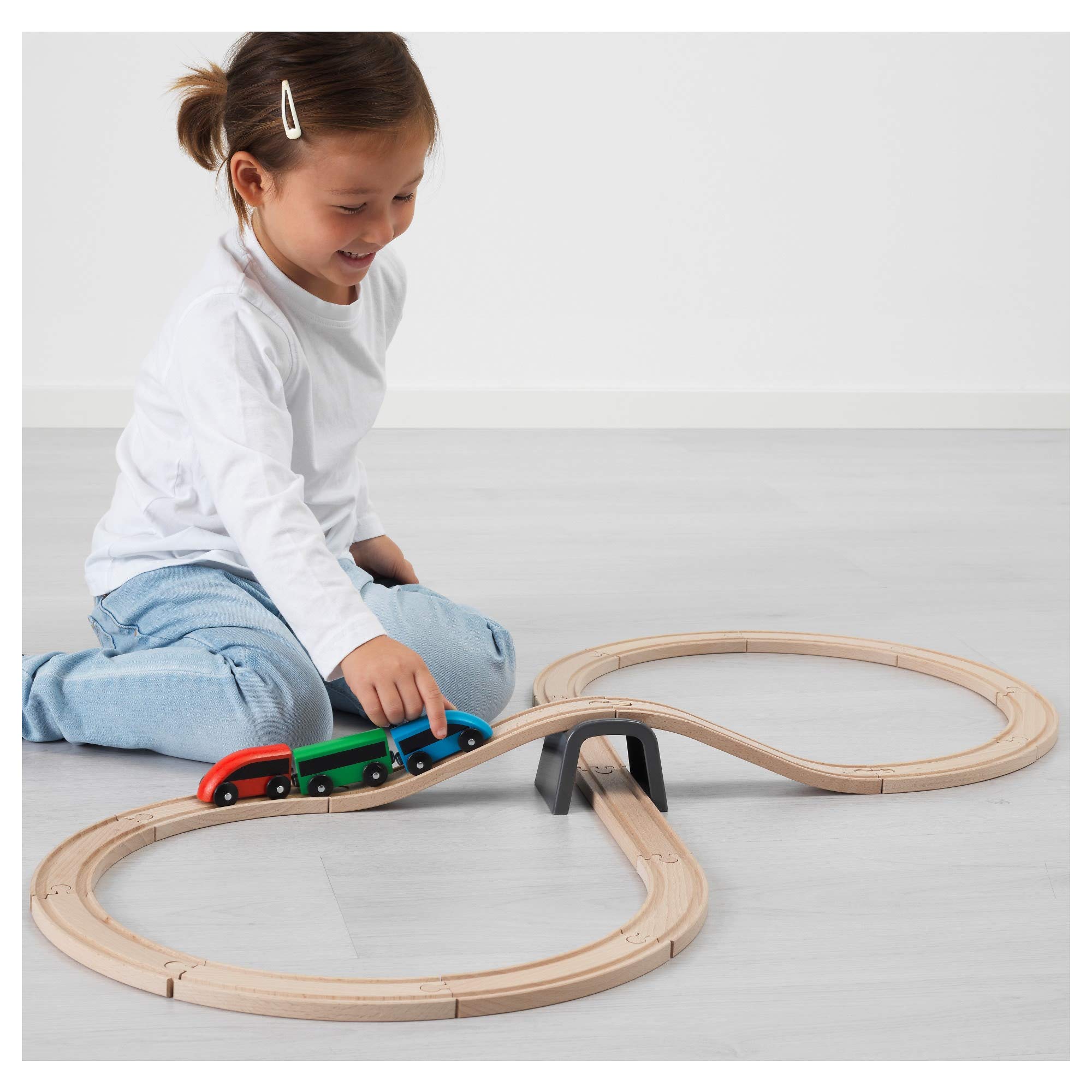 Amazon | 【IKEA/イケア】LILLABO 列車基本セット 20ピース | 電車