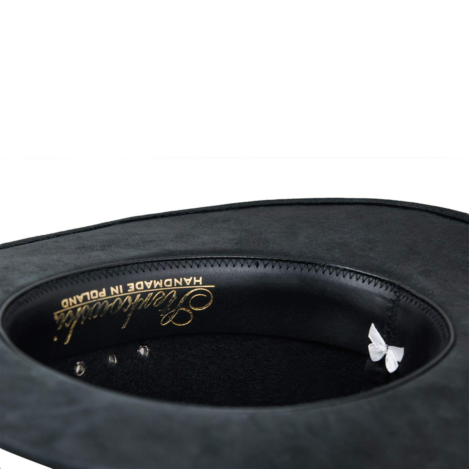 Sterkowski - Cappello da cowboy occidentale in pelle
