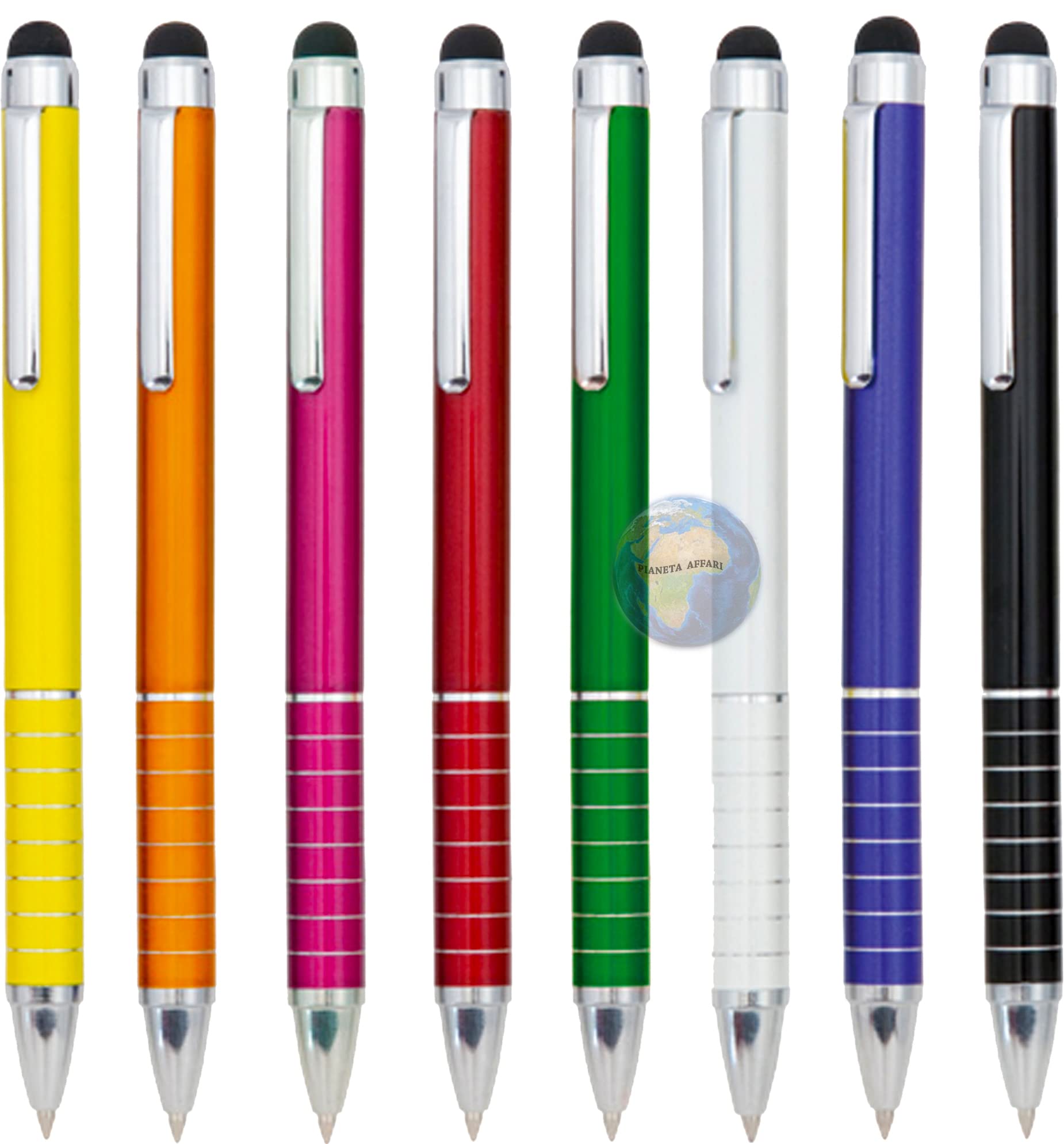 2-in-1 doppio stilo capacitivo panno conduttivo penna Touch penna universale Mac