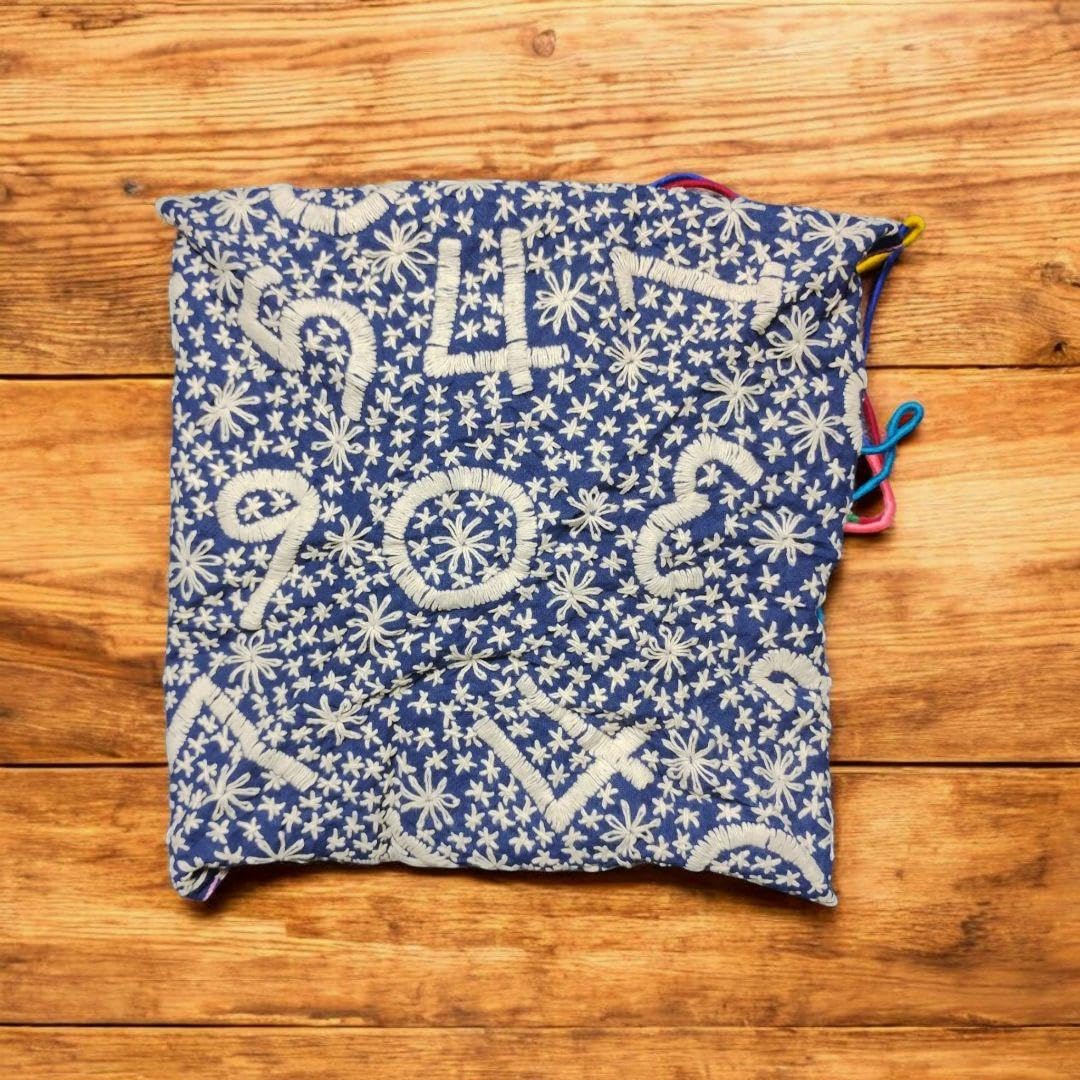 Amazon.co.jp: 刺し子 藍染 トートバッグ ヤオ族 手刺繍 モン族