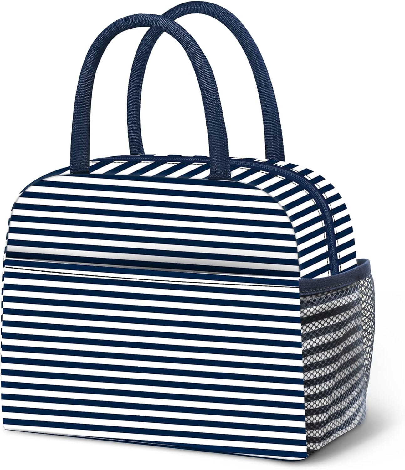DALINDA Lunch Bag Women, Lunch Box for Women Men Reusable Insulated Lunch Tote Bag, Handbags Case High Capacity for Travel Work Picnic, Navy Blue2