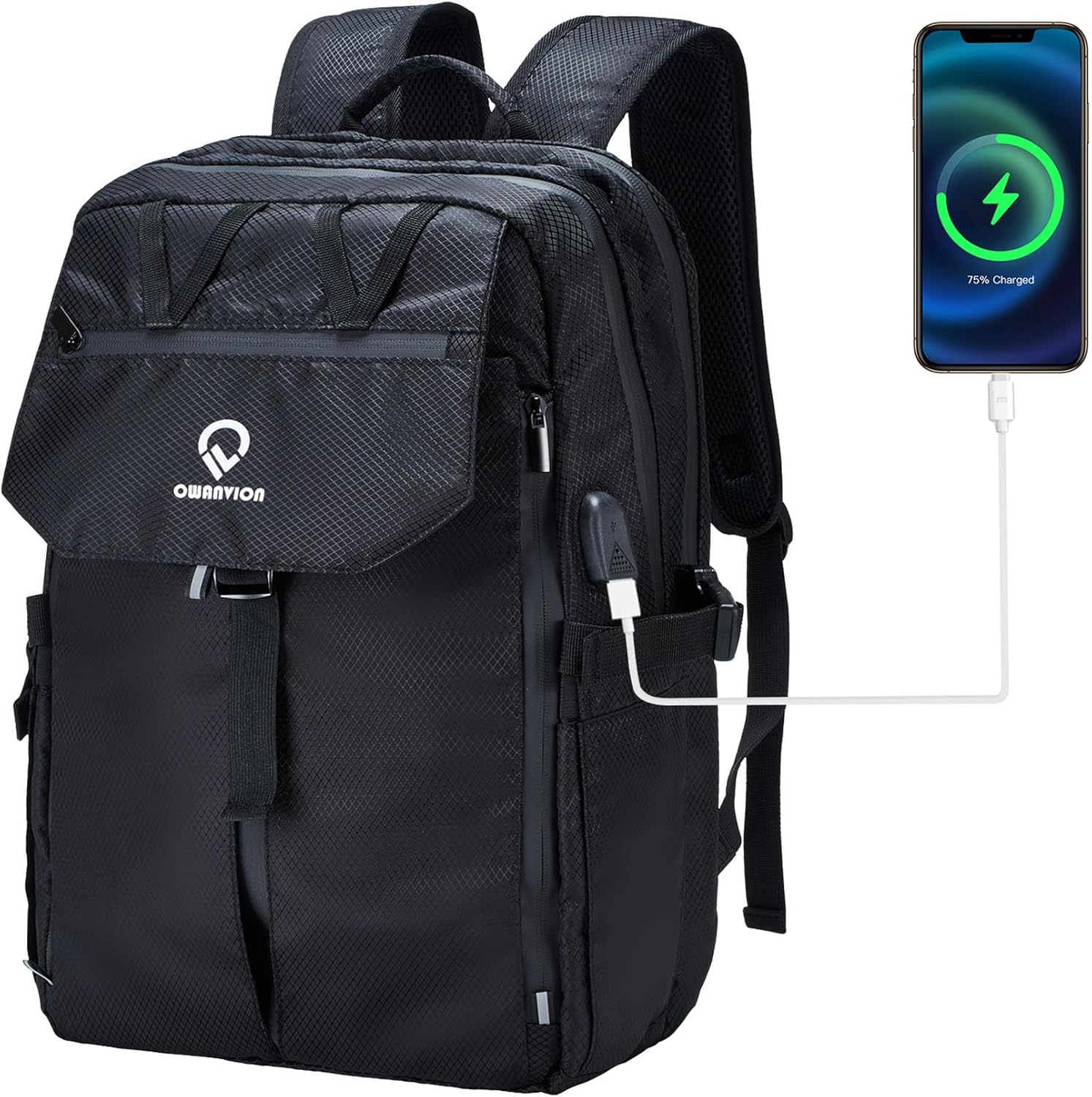 OWANVION Travel Laptop Backpack, Extra Large Computer