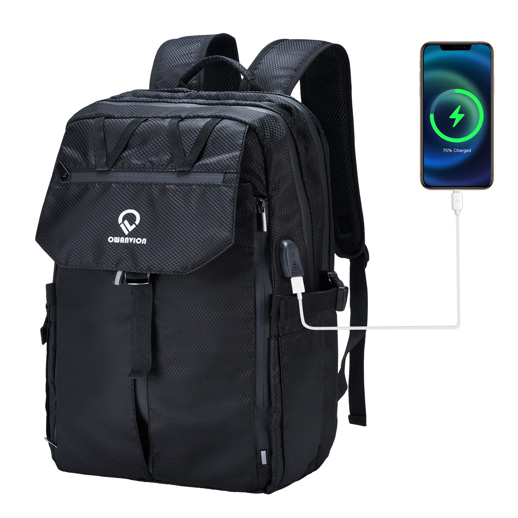 OWANVION Travel Laptop Backpack, Extra Large Computer Business Backpack