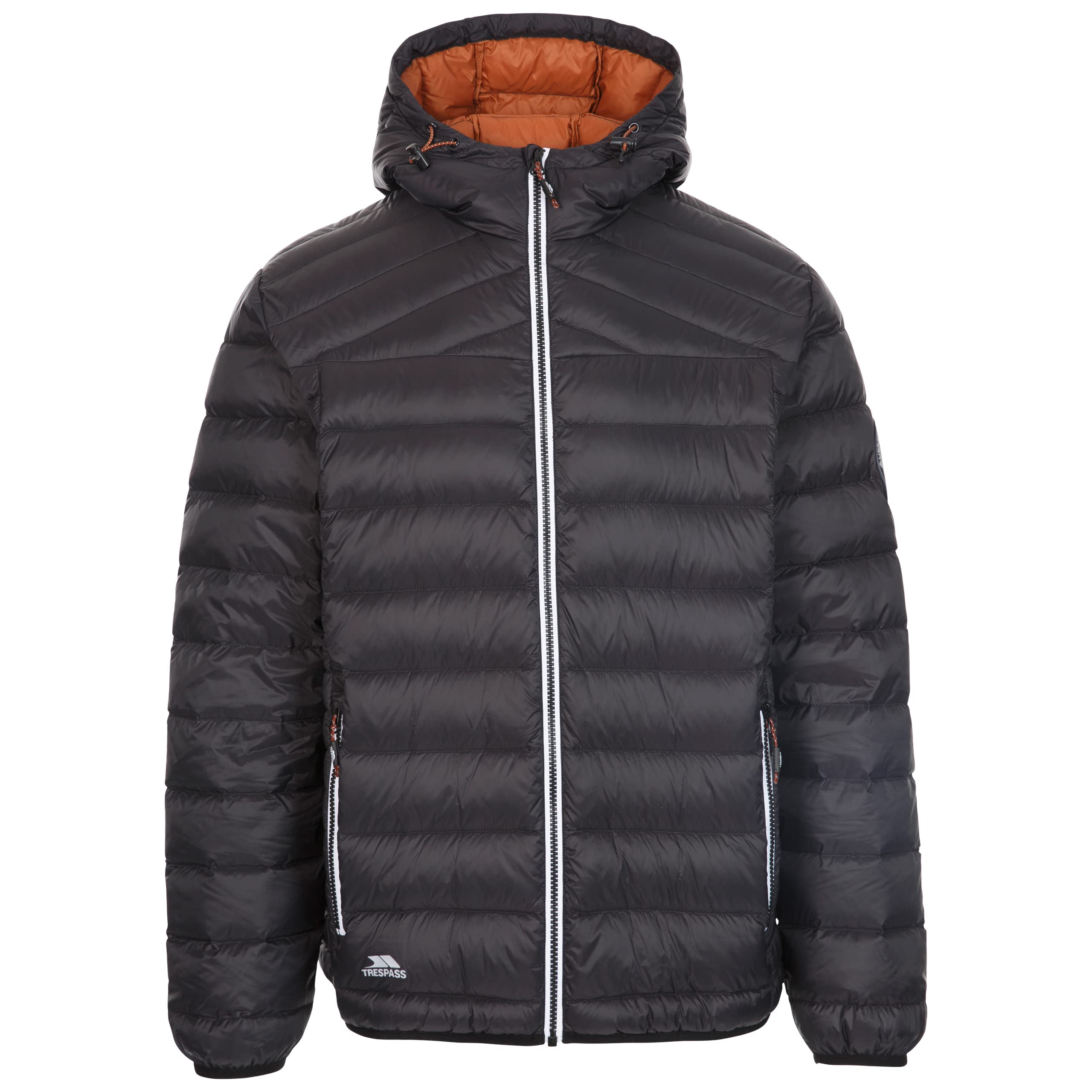 Trespass Men's Black Down Packaway Jacket Whitman Ii