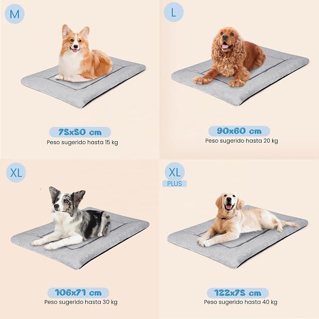 Foto 2 de 8 de Baodan Cama para Perros de tamaño Mediano, Manta para Perros, 90 x 60 cm