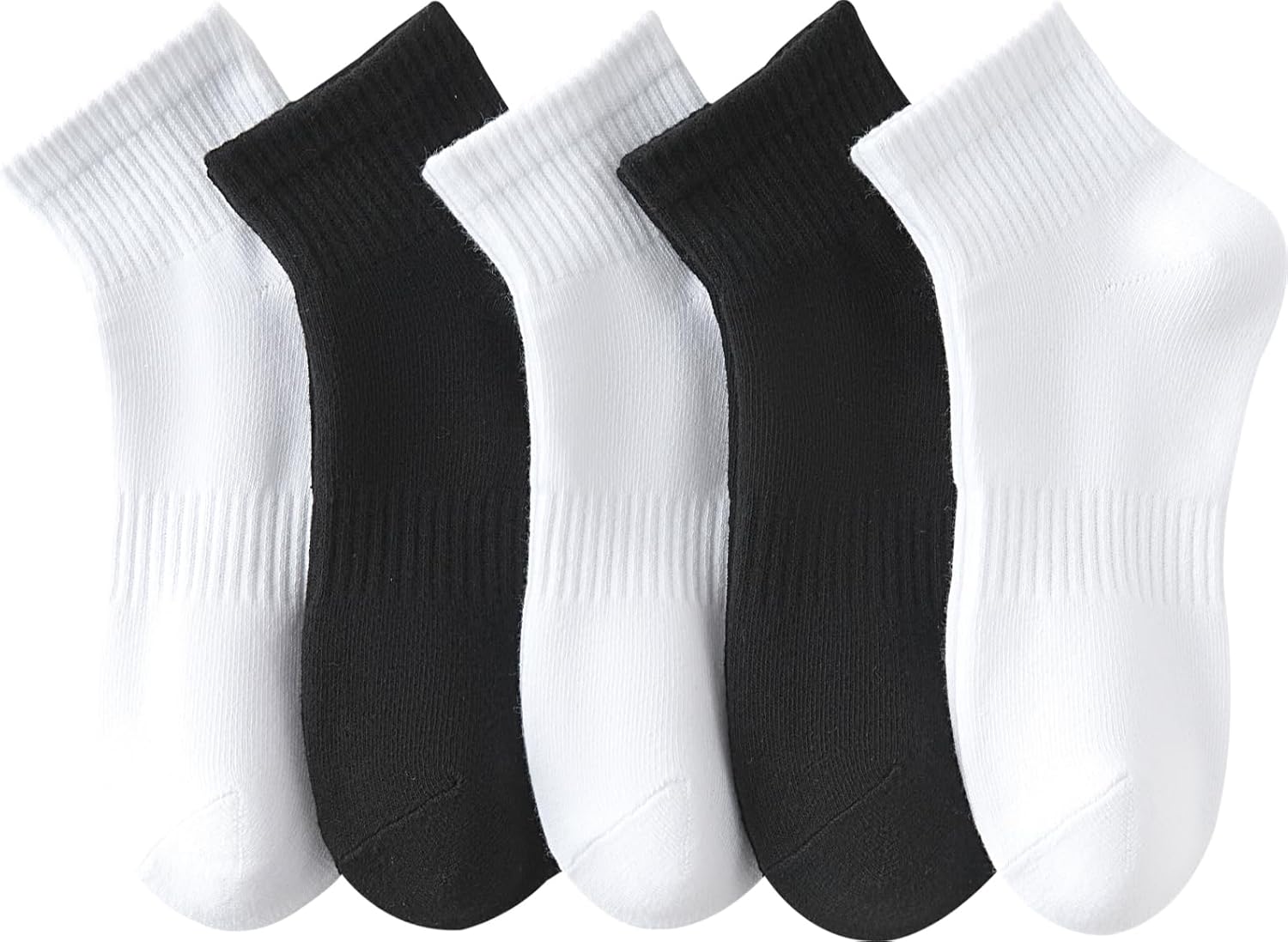 Women's Cute Ankle Socks Cotton Running Crew Socks 5 Pairs