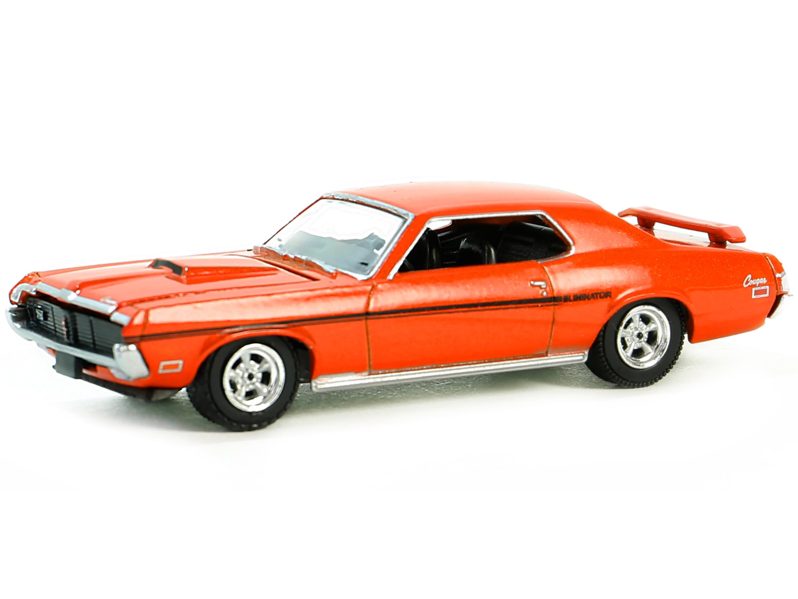 Collectibles 1969 Cougar Eliminator Competition Orange with Black Stripes GreenLight Muscle Series 28 1/64 Diecast Model Car by Greenlight 13350A